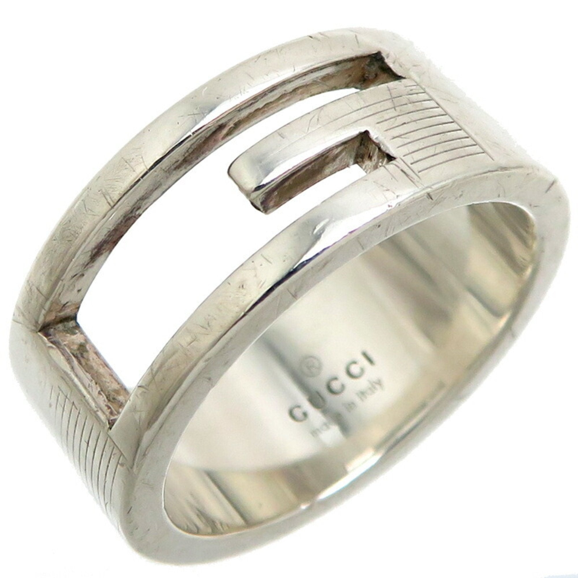 Gucci Silver Silver 925 Band Ring (Pre-Owned)
