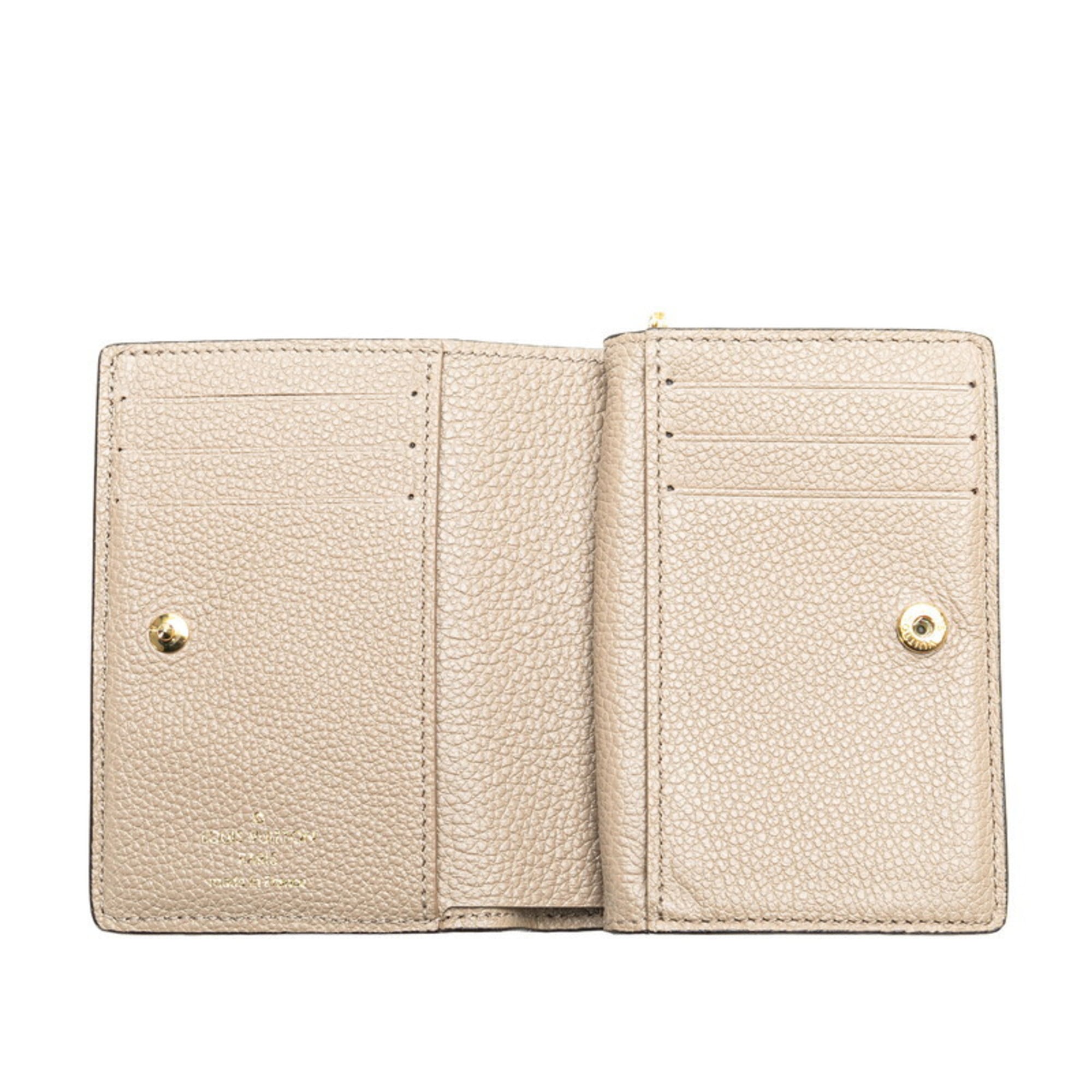 Louis Vuitton Beige Tourterelle Leather Wallet (Bi-Fold) (Pre-Owned)