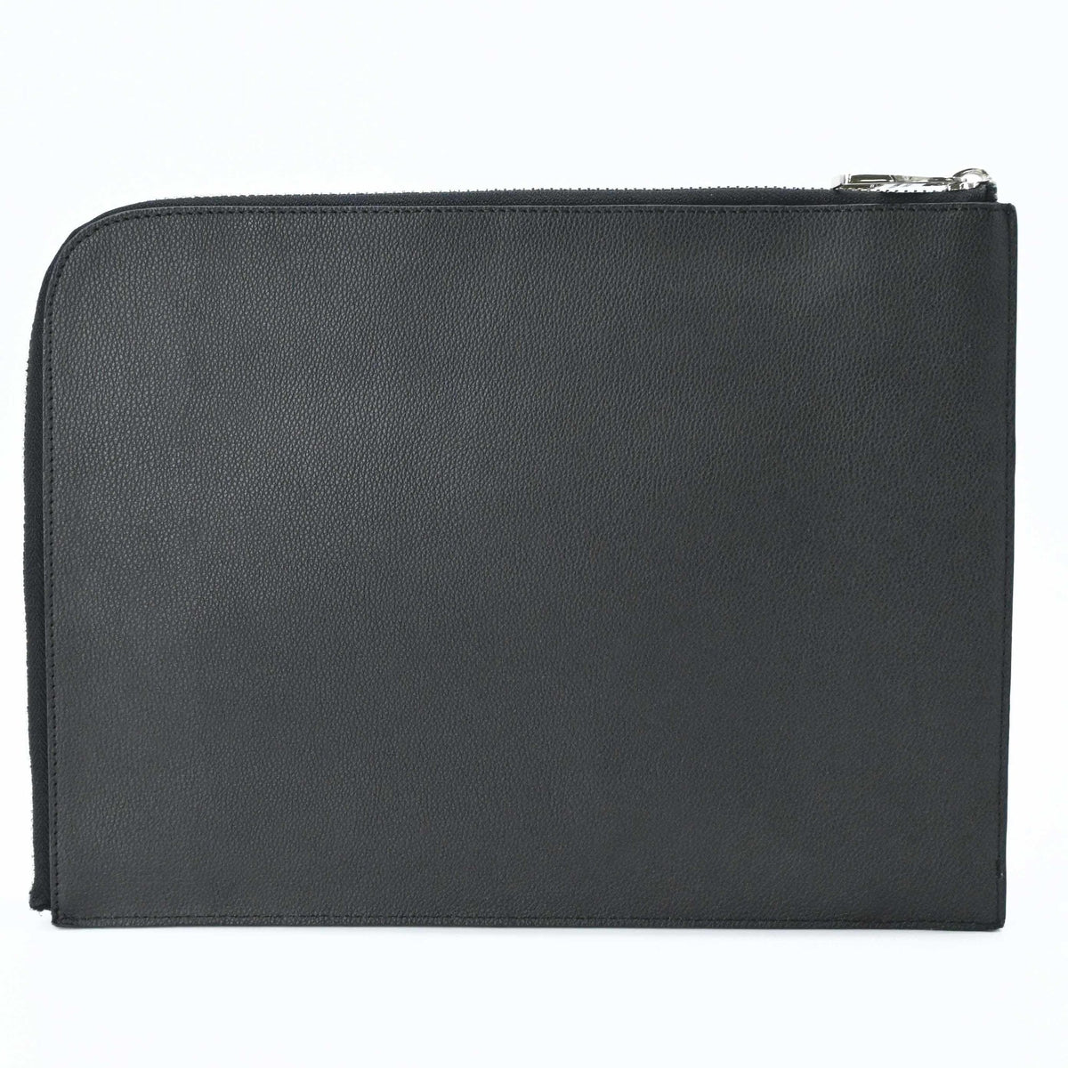 Louis Vuitton Black Leather Clutch Bag Pochette (Pre-Owned)