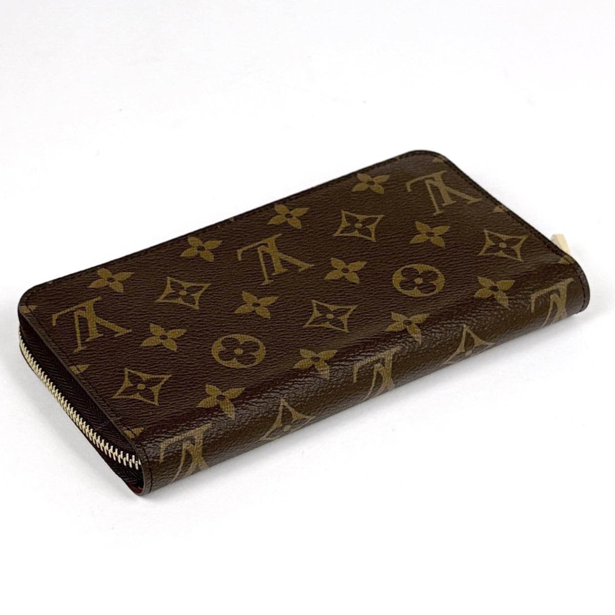 Louis Vuitton Brown Monogram Long Wallet (Bi-Fold) (Pre-Owned)