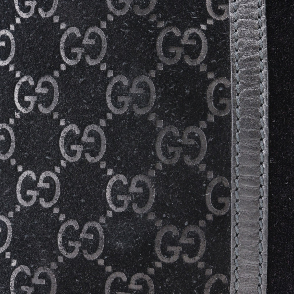 Gucci Black Suede Tote Bag (Pre-Owned)