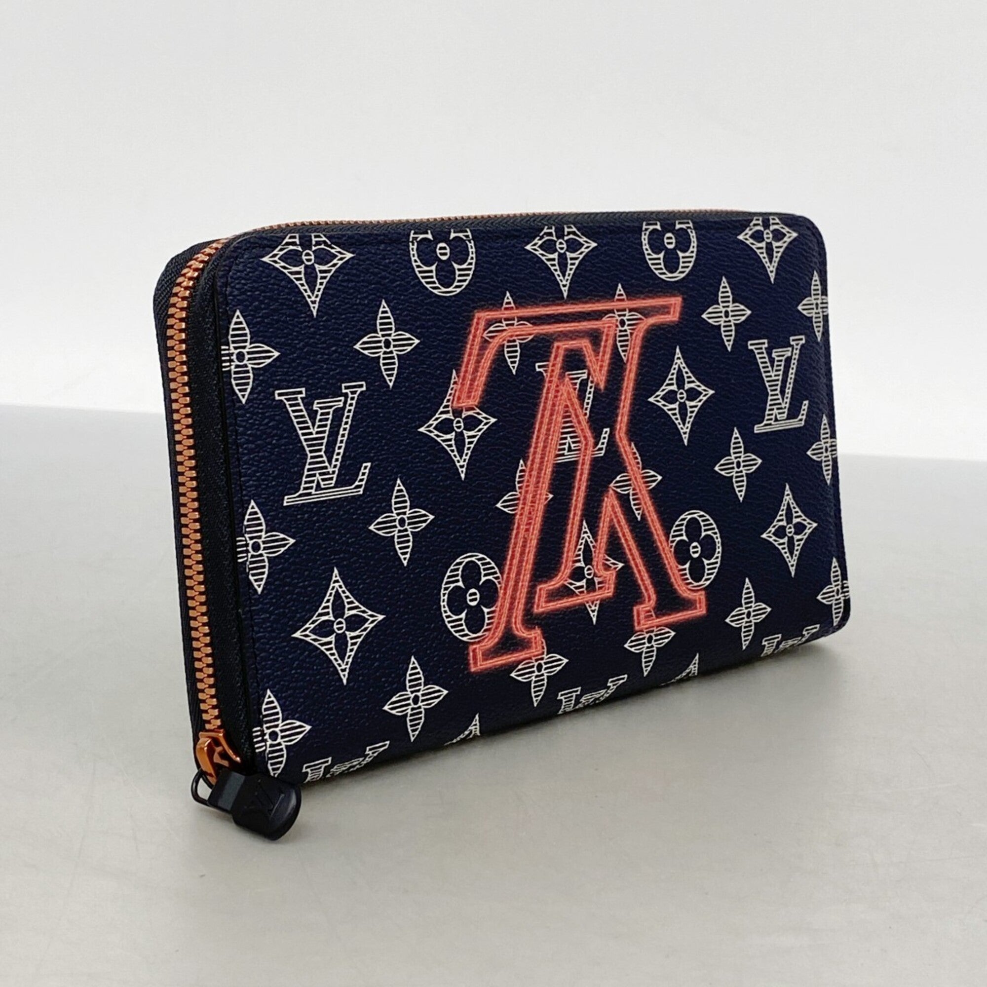 Louis Vuitton Navy Long Wallet (Bi-Fold) (Pre-Owned)