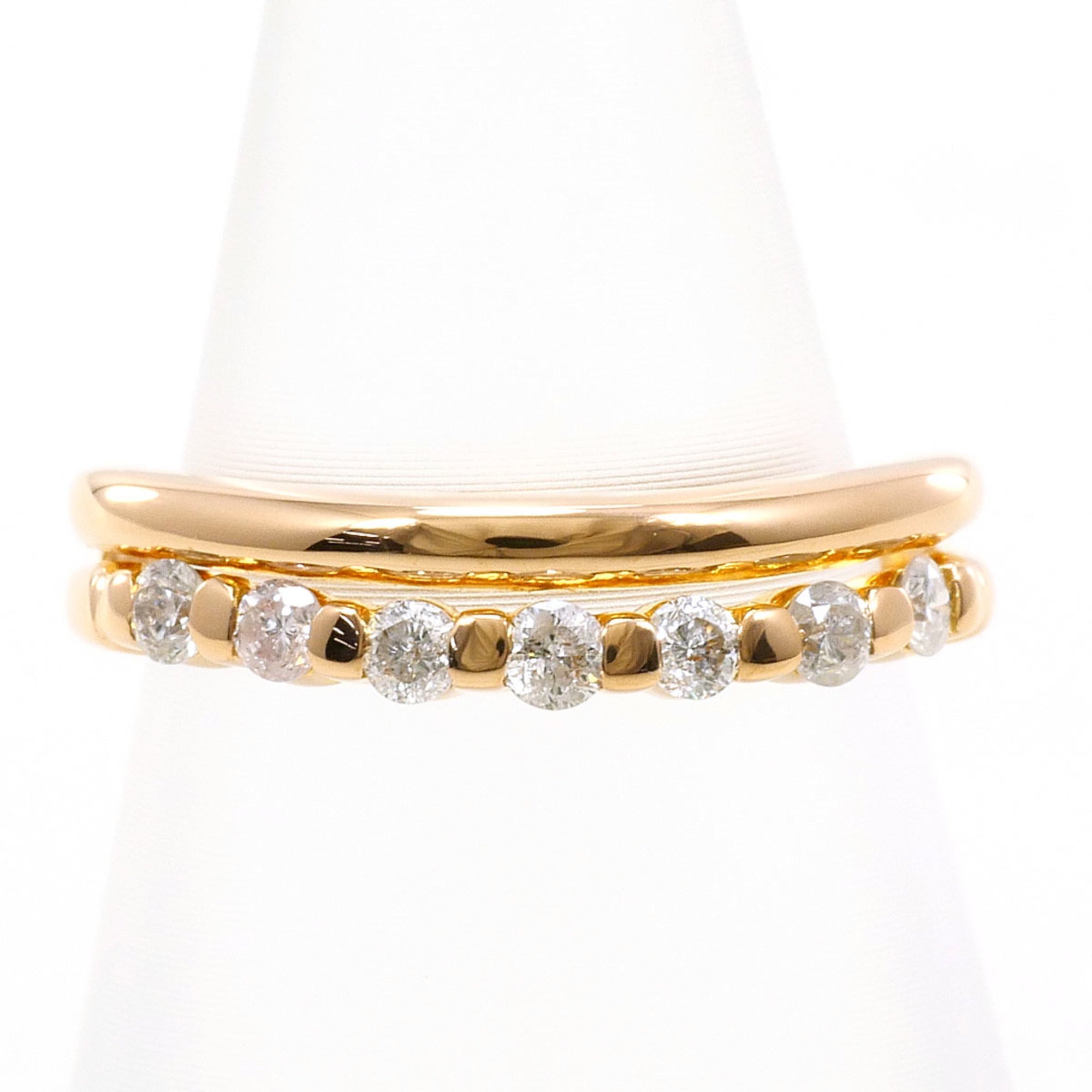 Unbranded Pink Gold Pink Gold (18K) Band Ring (Pre-Owned)