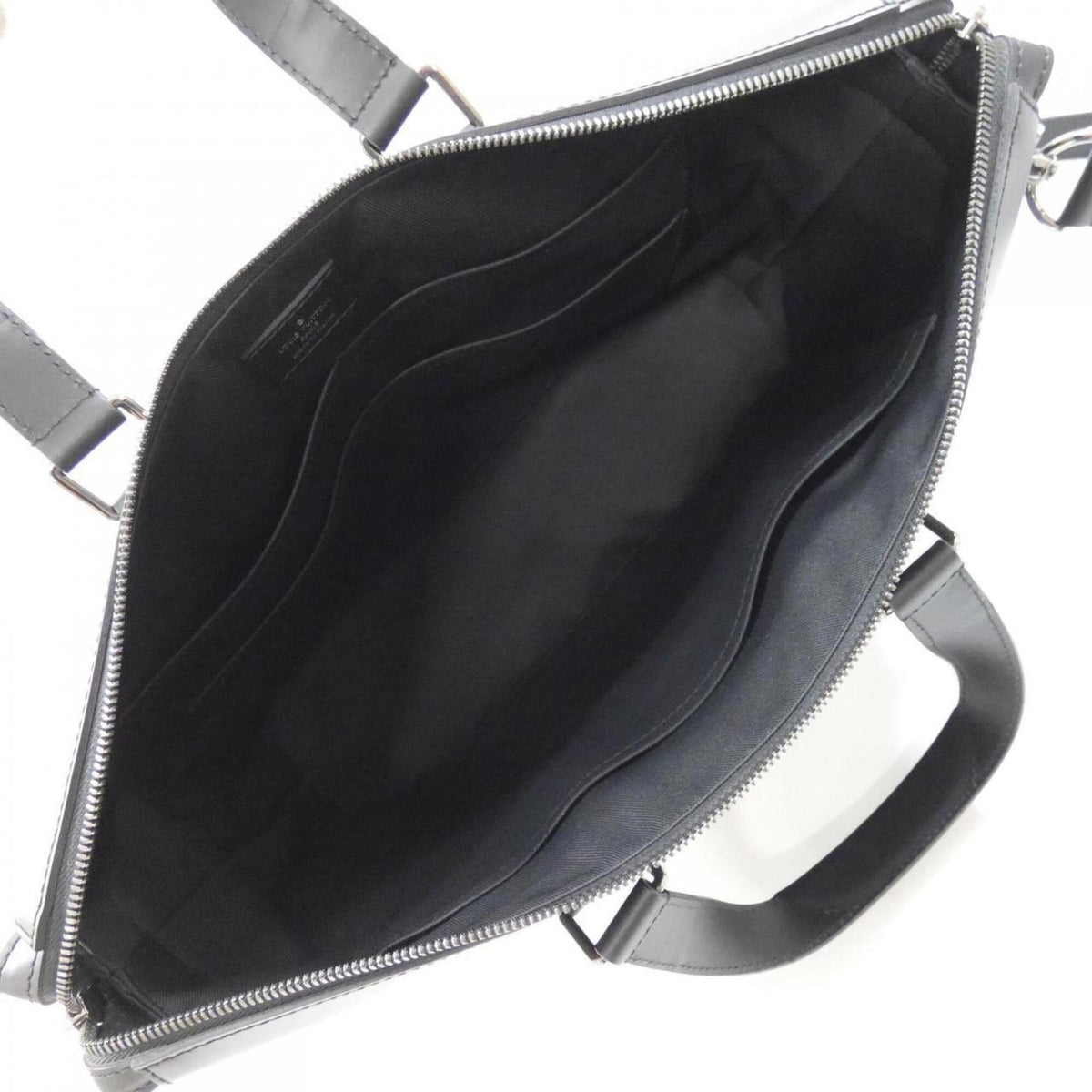 Louis Vuitton Monogram Eclipse Black Monogram Eclipse Monogram Eclipse Briefcase Handbag (Pre-Owned)