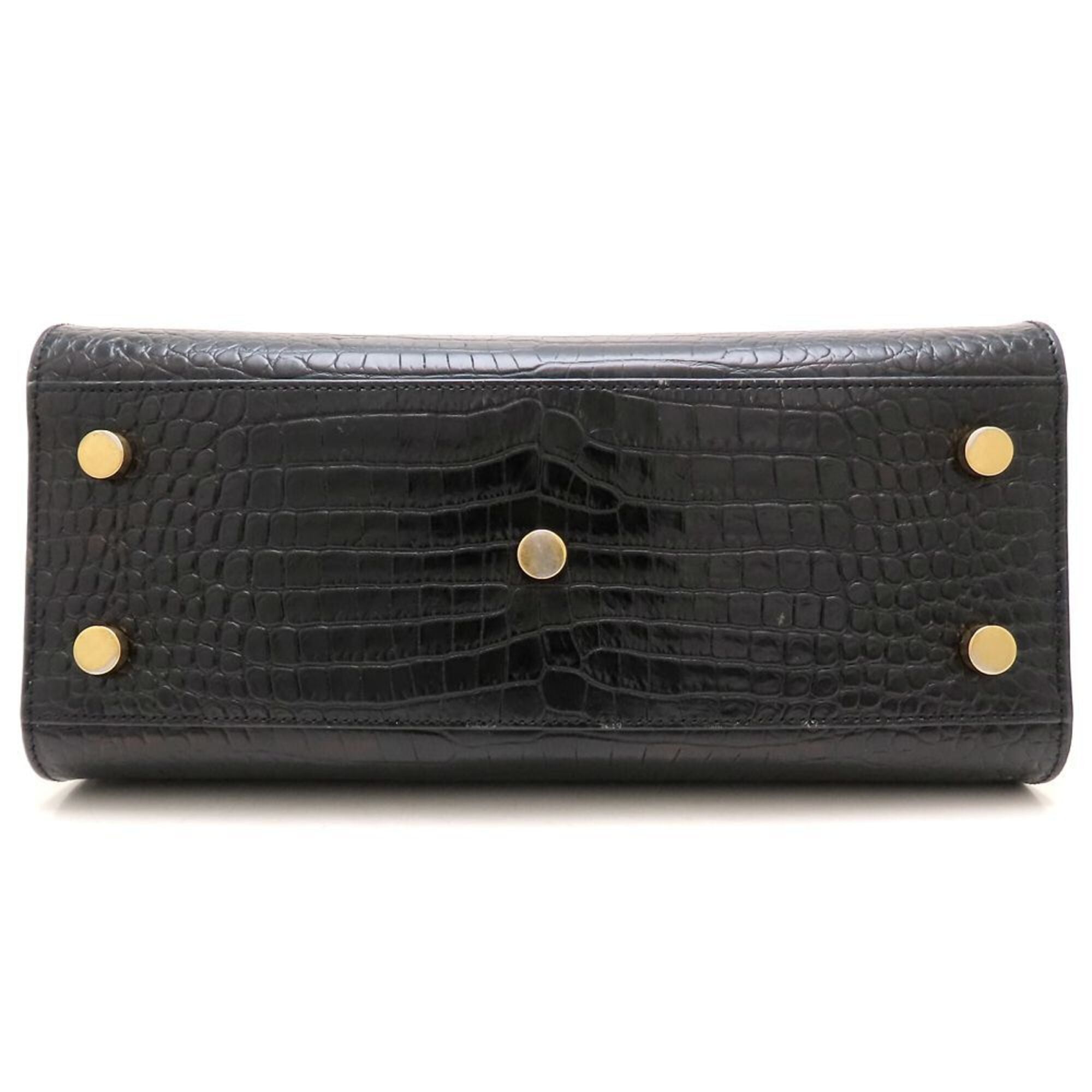Yves Saint Laurent Black Leather Handbag (Pre-Owned)
