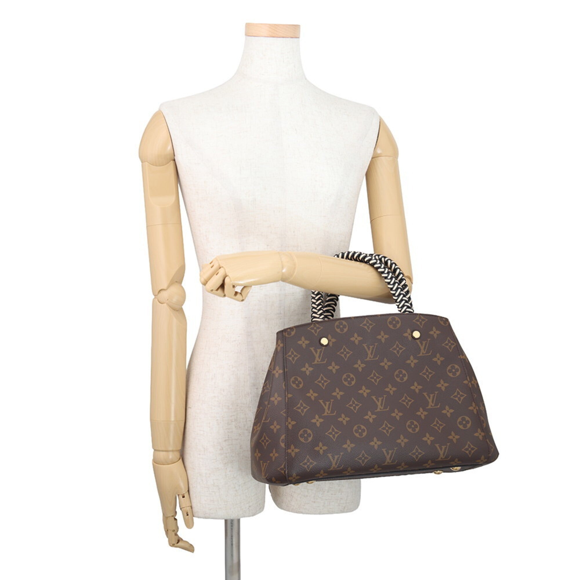 Louis Vuitton Monogram Monogram Noir Monogram Handbag Shoulder Bag (Pre-Owned)