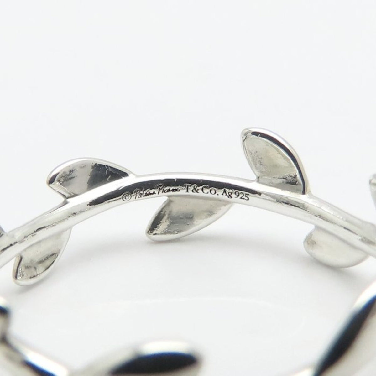 Tiffany Silver 925 Band Ring (Pre-Owned)