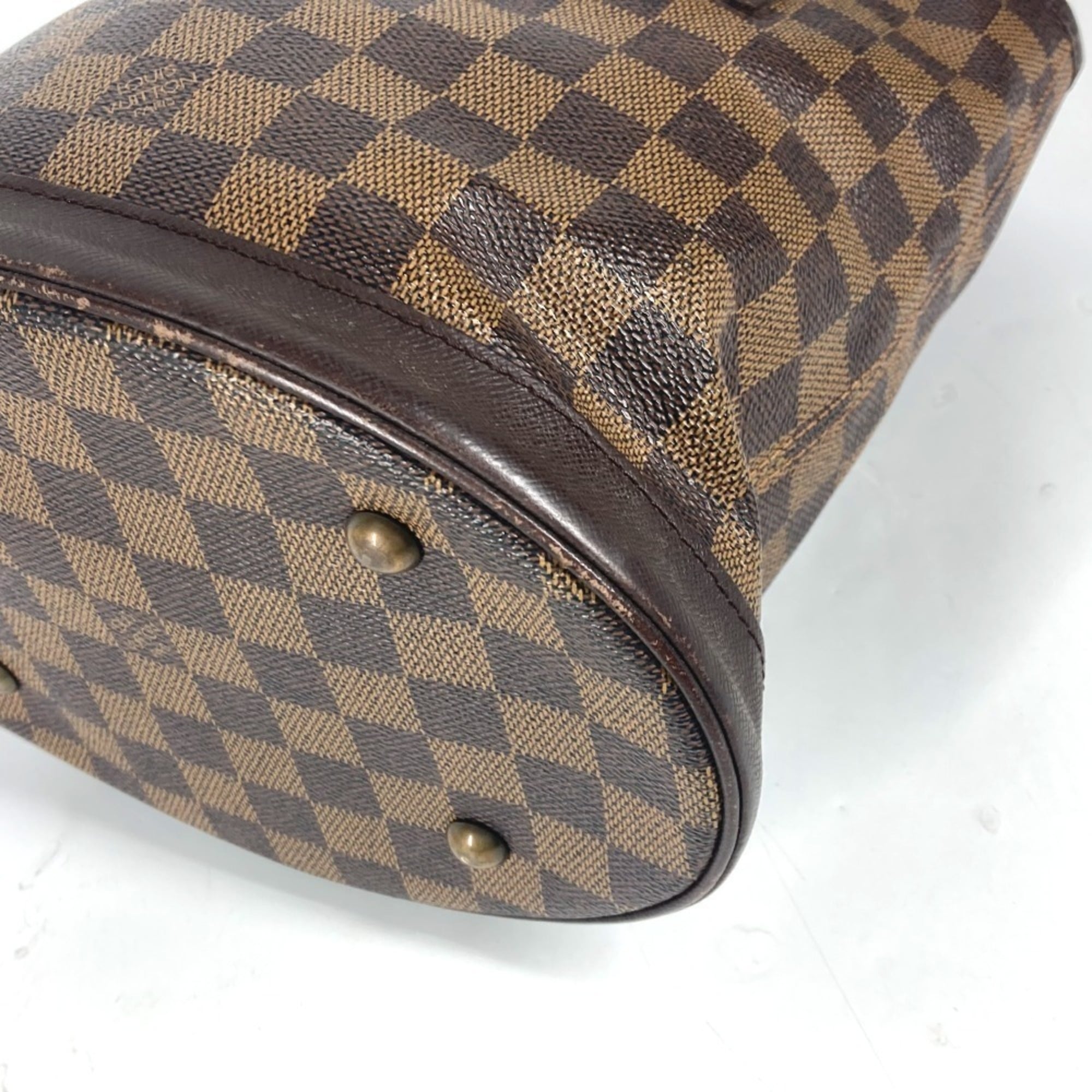 Louis Vuitton Brown Damier Canvas Ebene Damier Canvas Shoulder Bag Tote Bag (Pre-Owned)