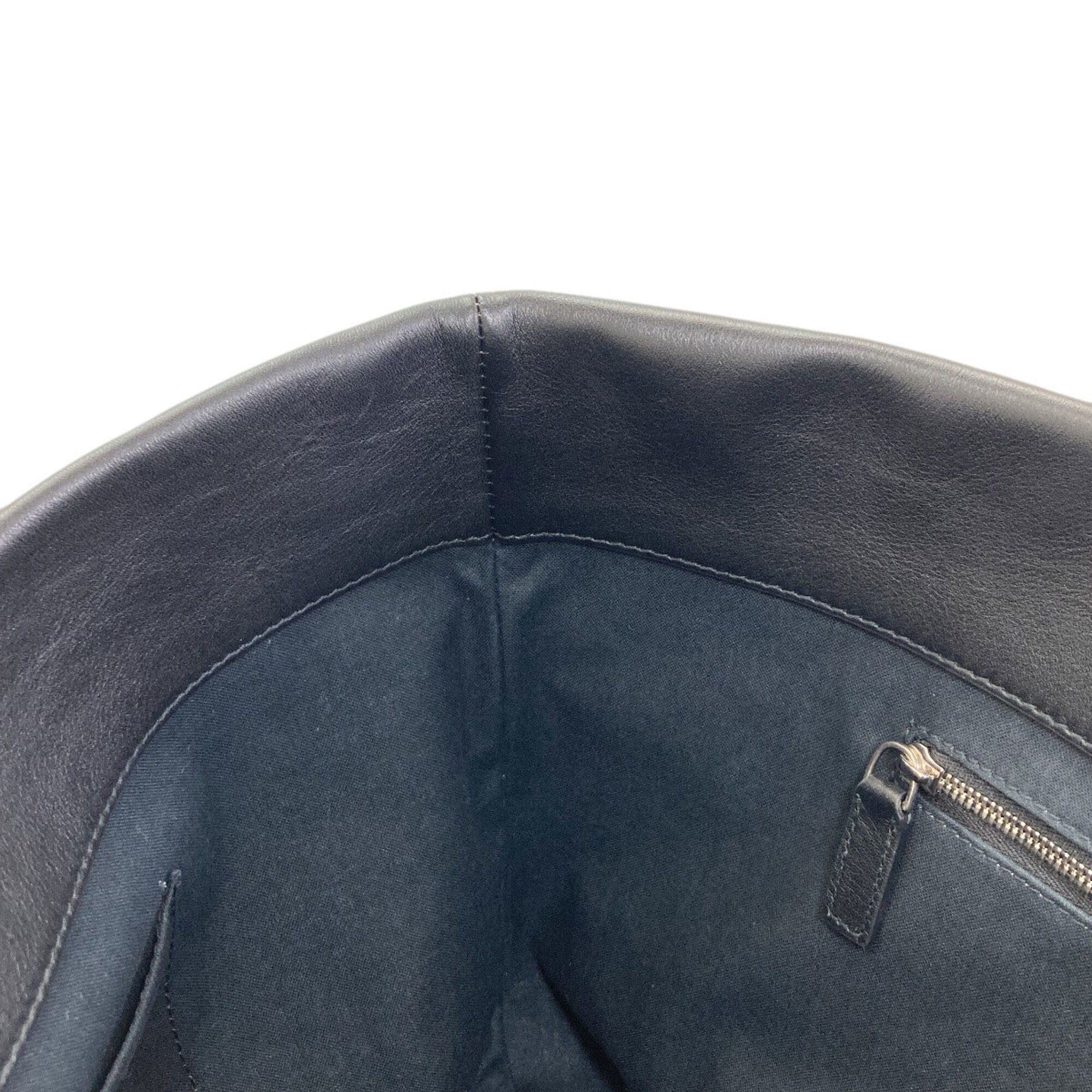 Balenciaga Black White Canvas Tote Bag (Pre-Owned)