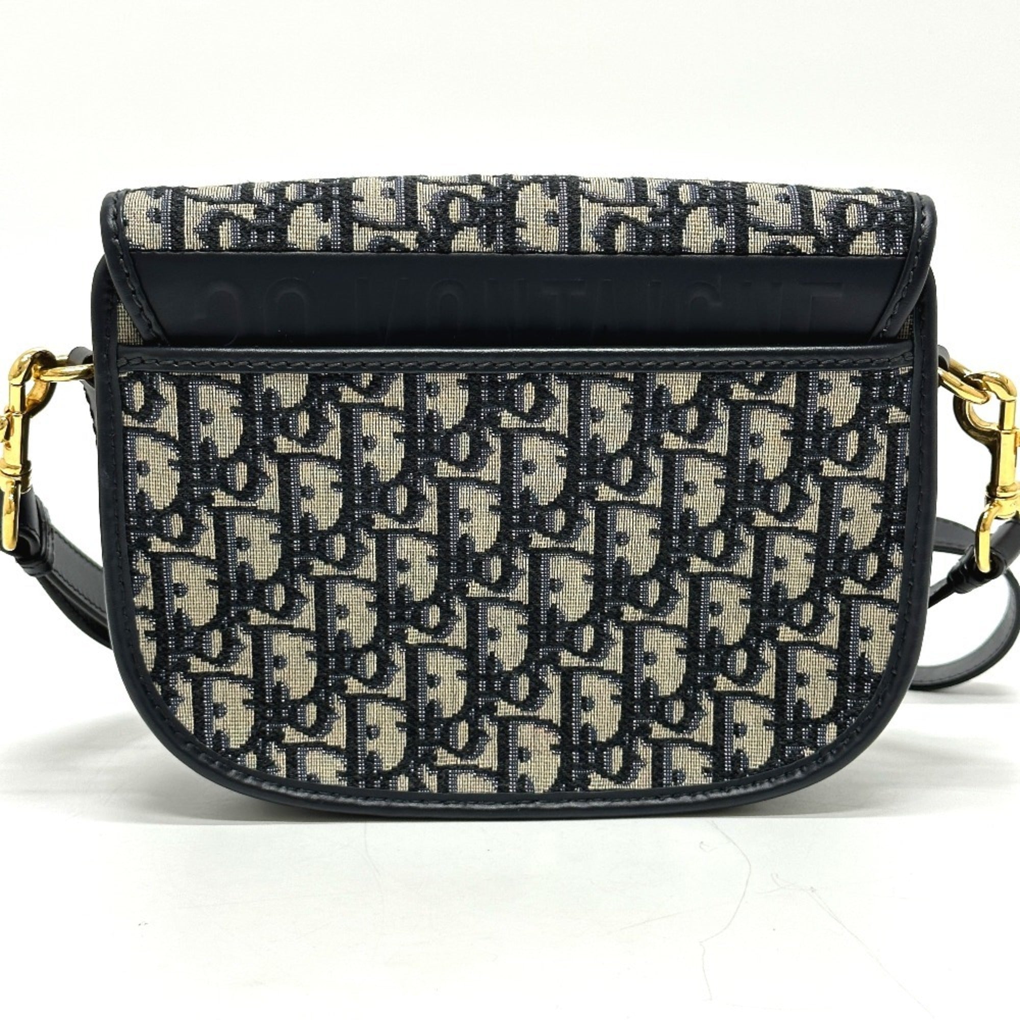Christian Dior Gray Leather Shoulder Bag (Pre-Owned)