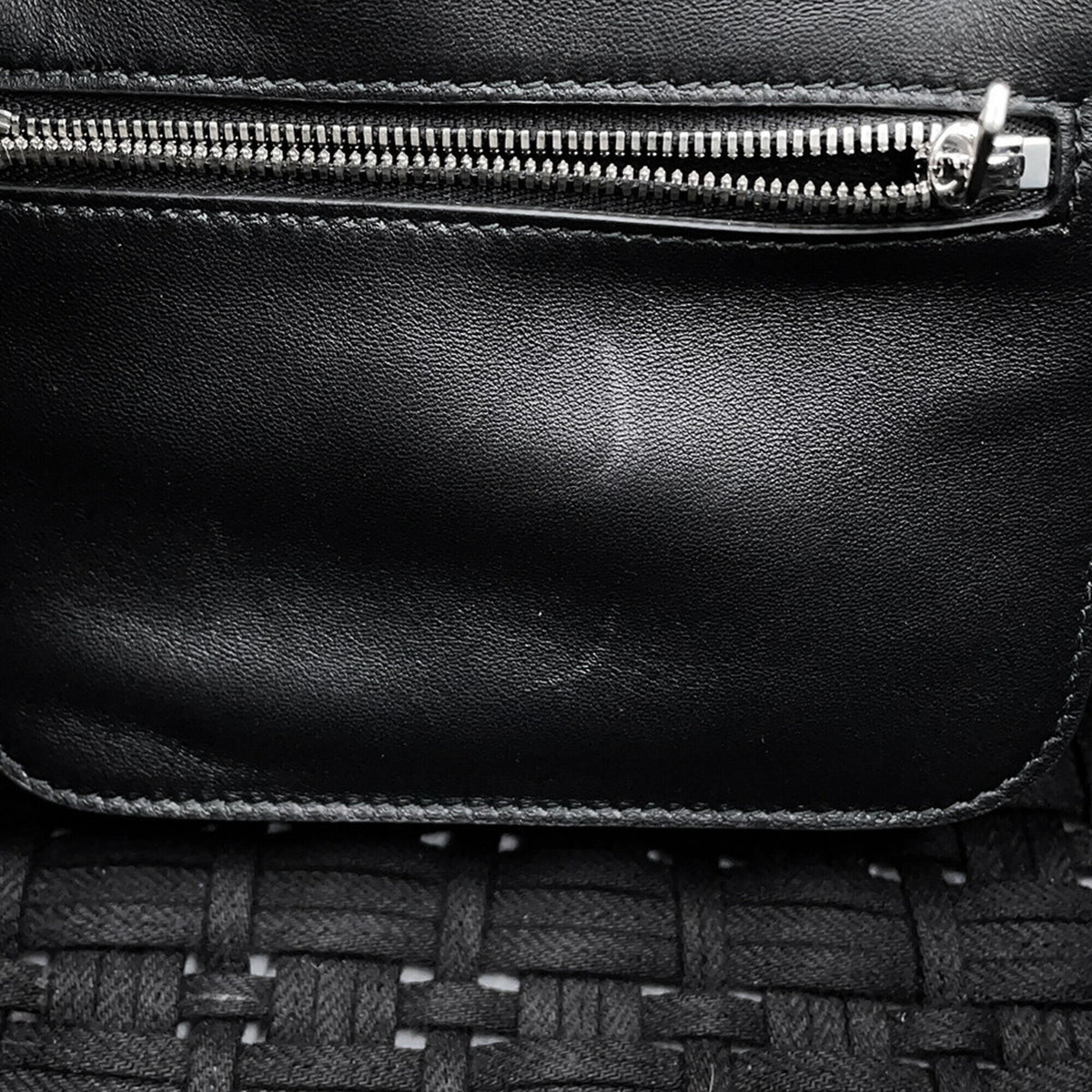 Balenciaga Black Canvas Basket Handbag (Pre-Owned)