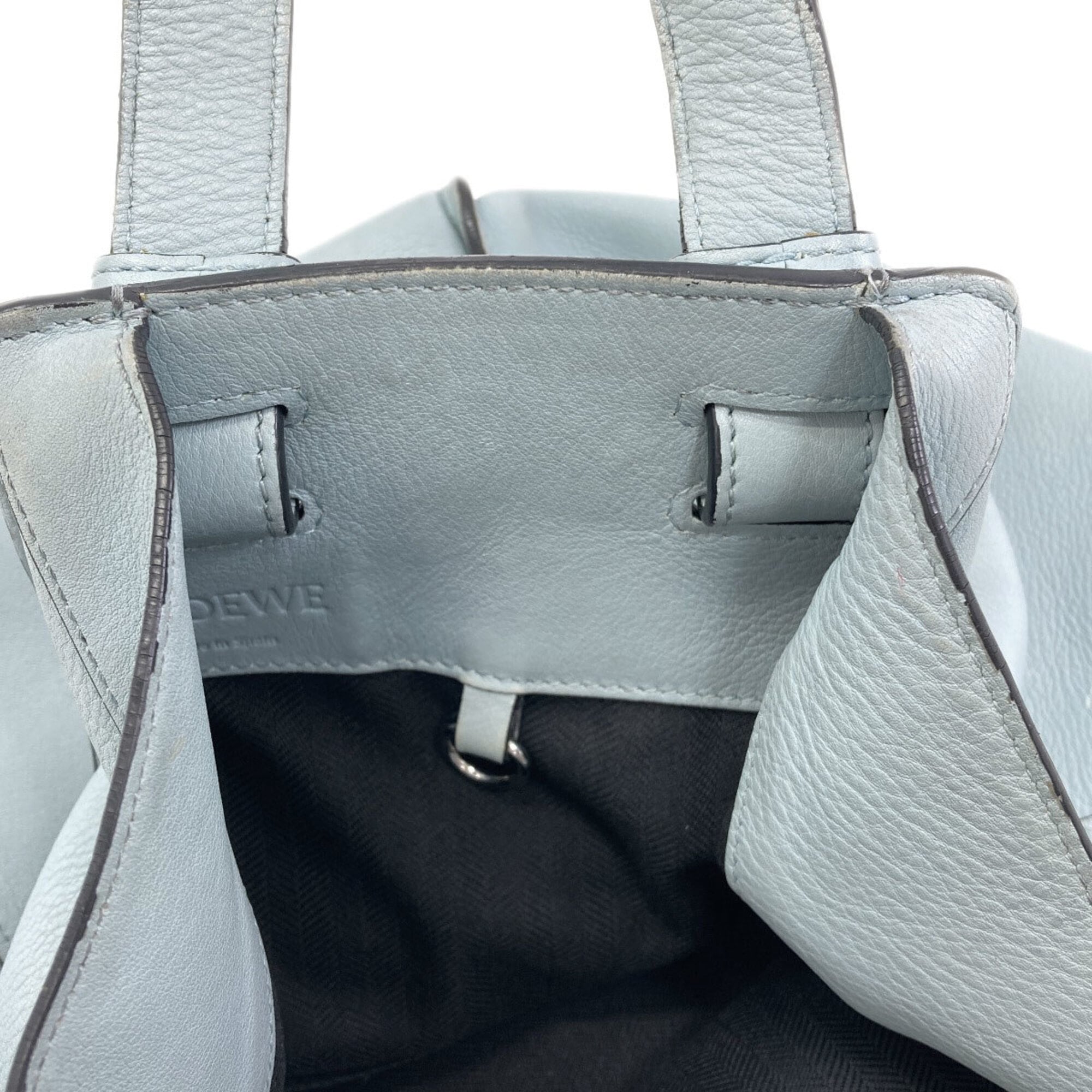 Loewe Light Blue Leather Handbag Pouch (Pre-Owned)