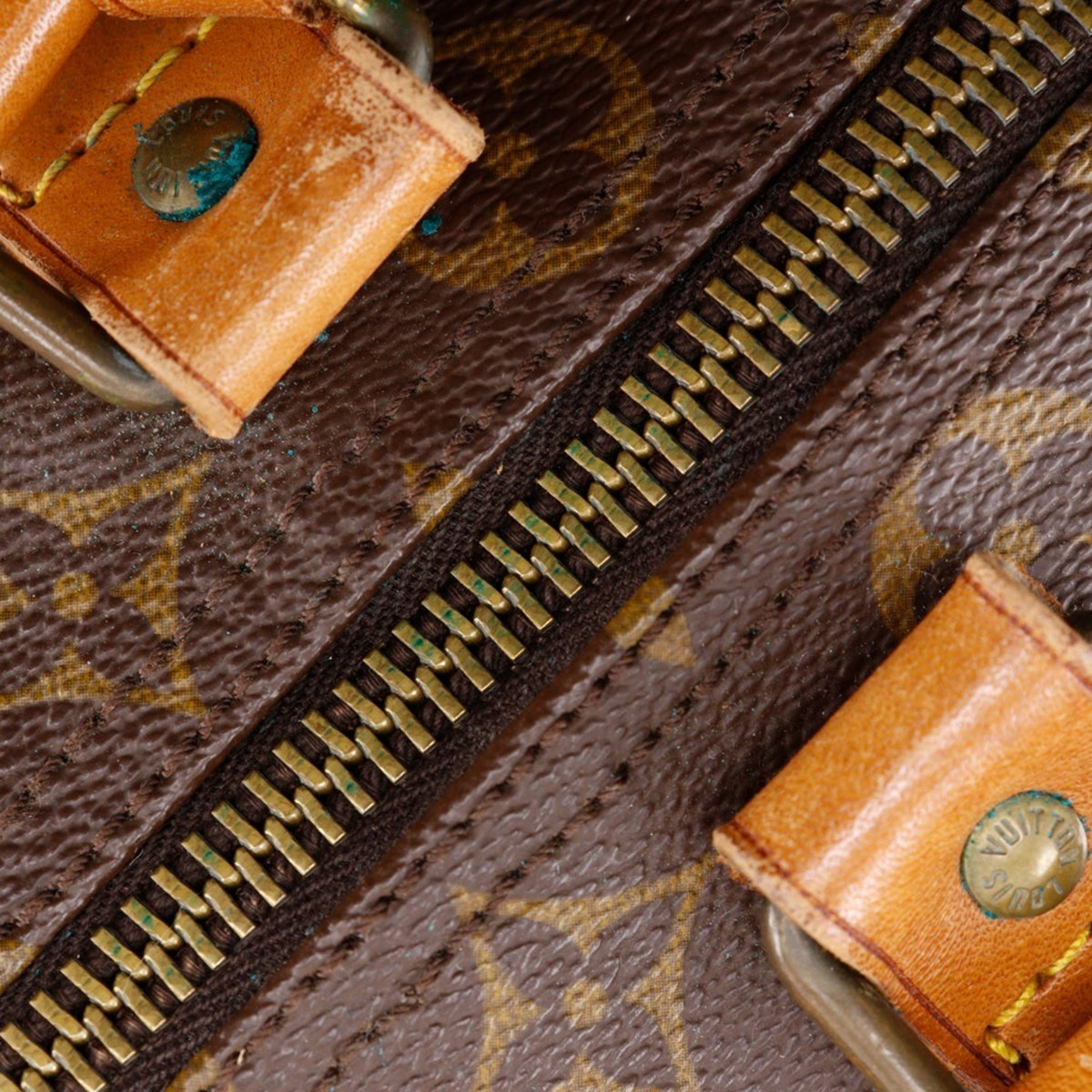 Louis Vuitton Brown Monogram Canvas Boston Bag (Pre-Owned)