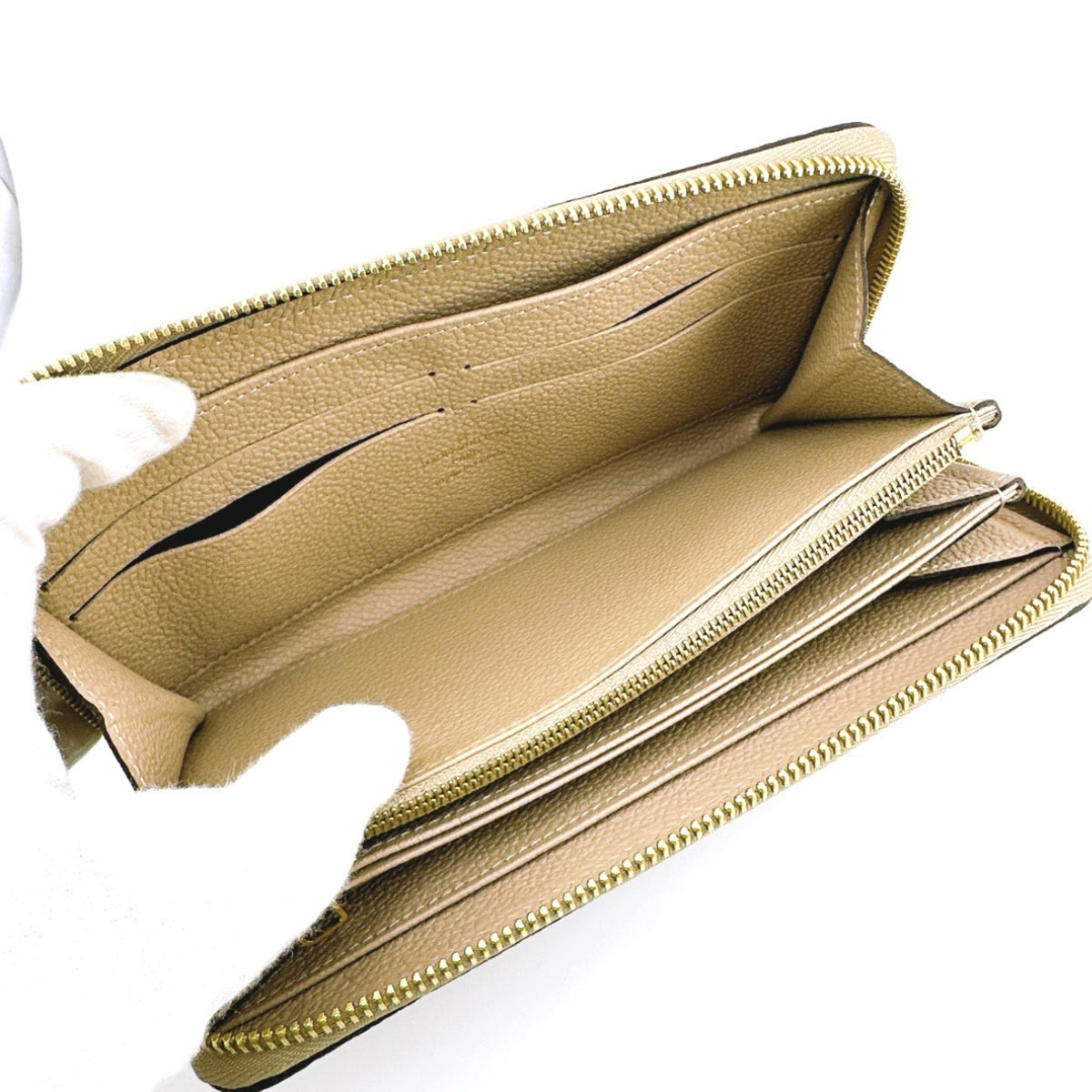 Louis Vuitton Beige Dune Monogram Empreinte Long Wallet (Bi-Fold) (Pre-Owned)