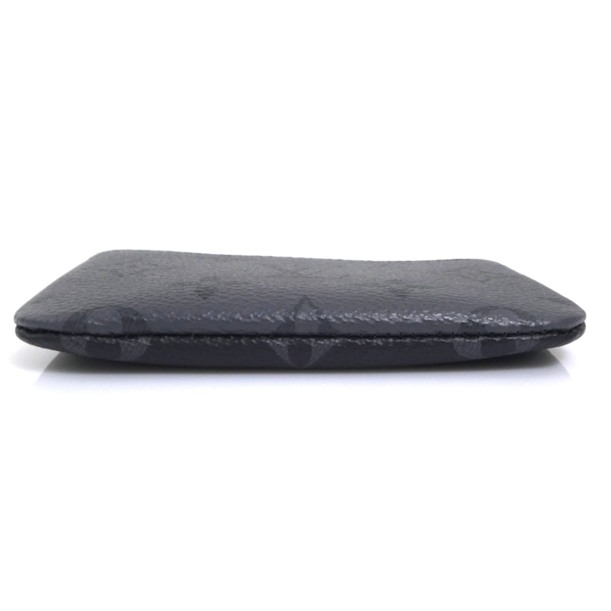 Louis Vuitton Black Gray Monogram Eclipse Monogram Eclipse Coin Purse/Coin Case (Pre-Owned)