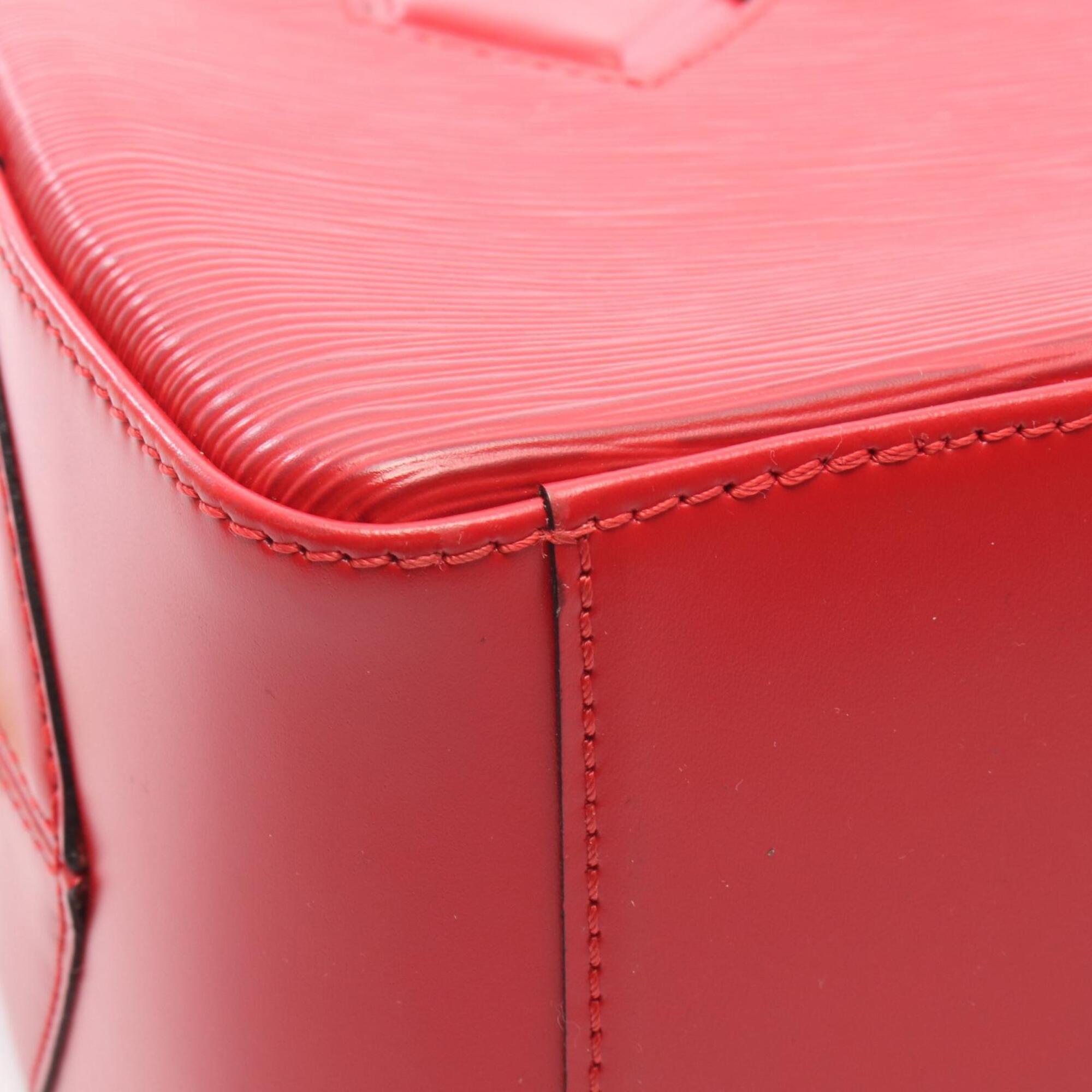 Louis Vuitton Red Color Epi Leather Handbag (Pre-Owned)