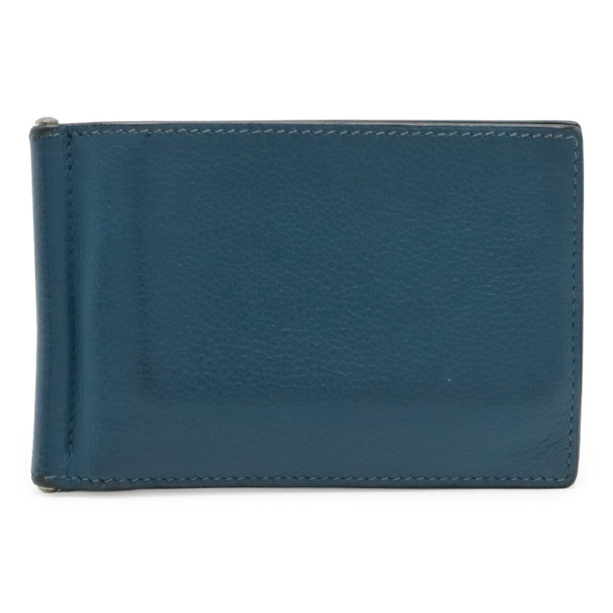 Hermes Blue Epsom Leather Wallet (Bi-Fold) (Pre-Owned)