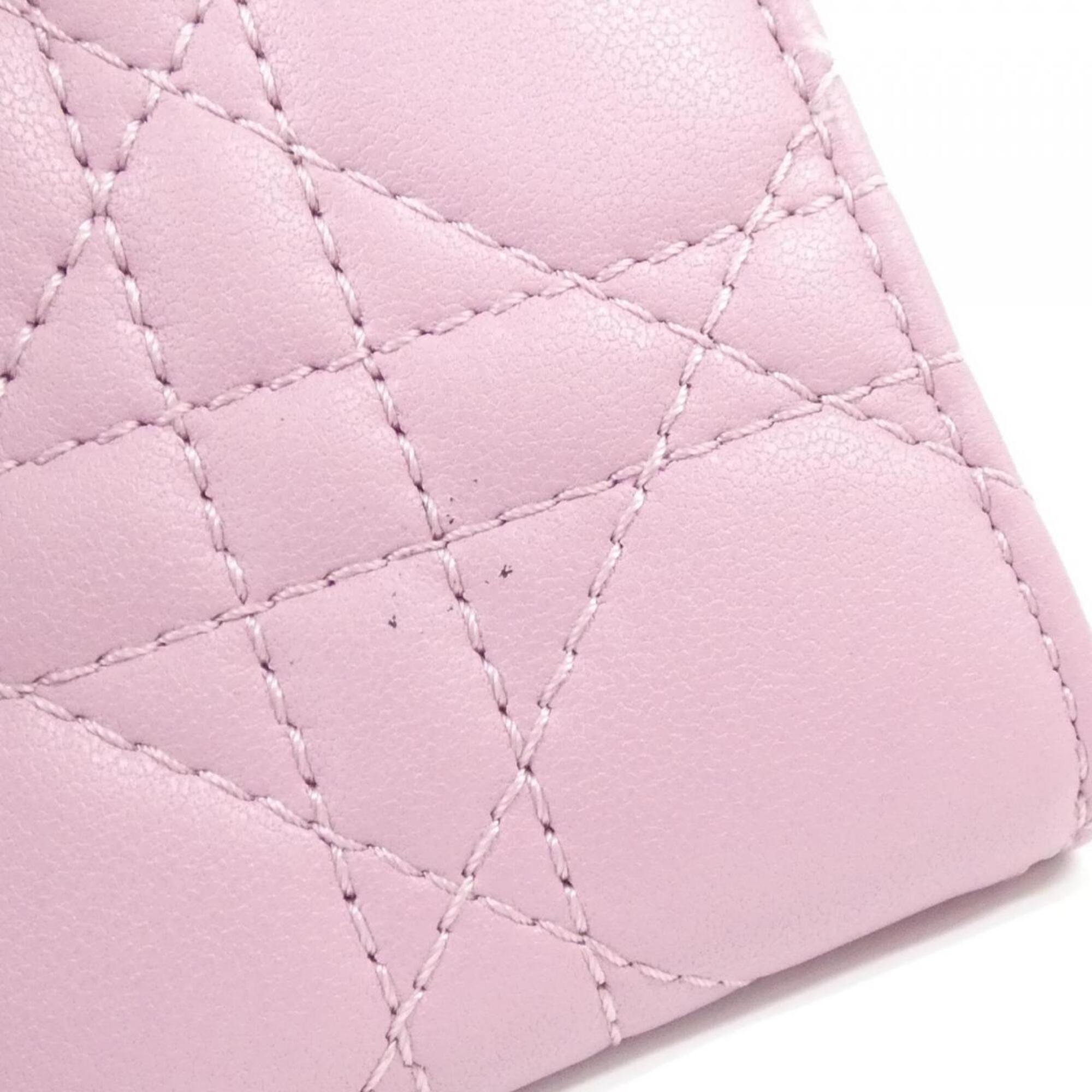 Christian Dior Pink Leather Wallet (Bi-Fold) (Pre-Owned)