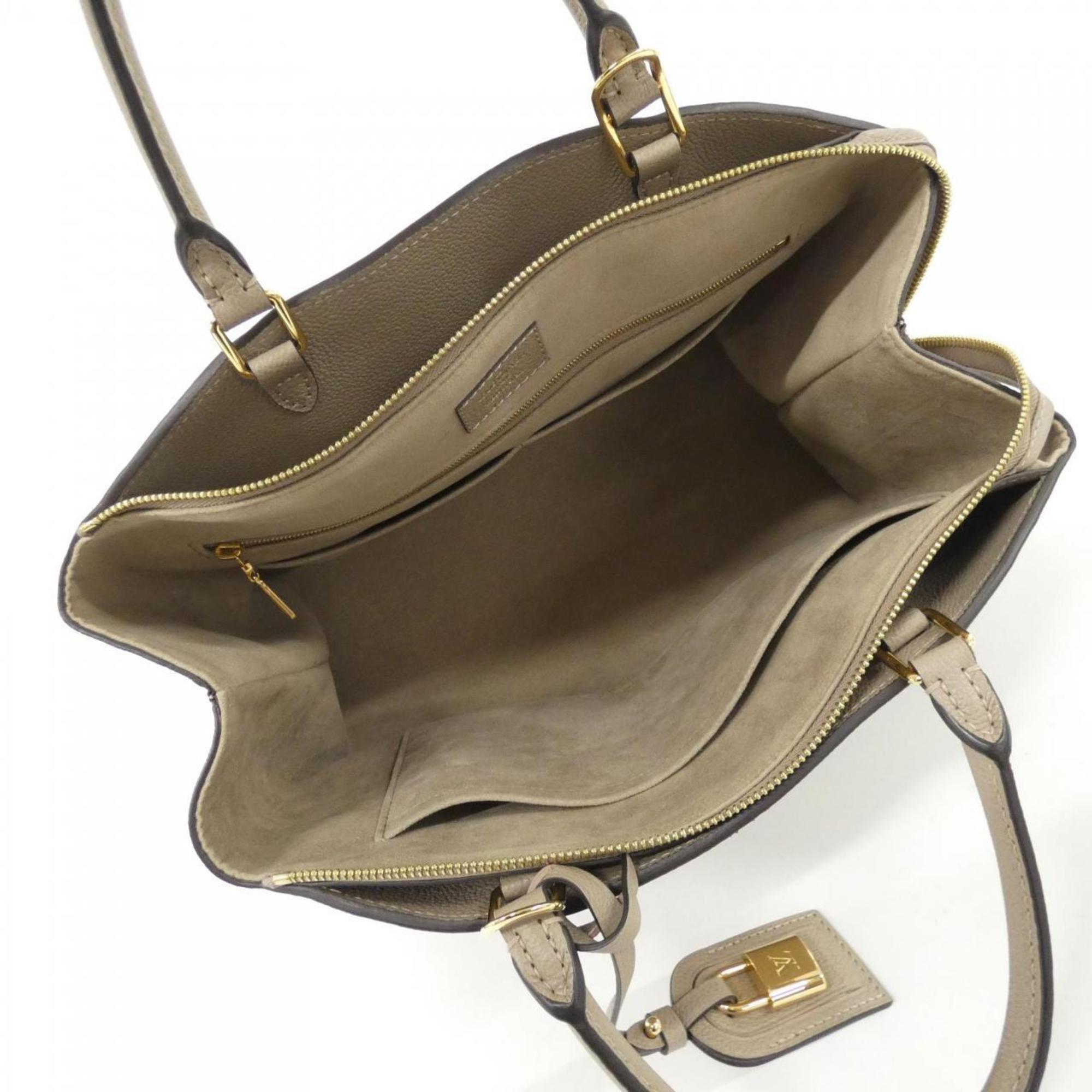 Louis Vuitton Beige Tourterelle Leather Handbag (Pre-Owned)