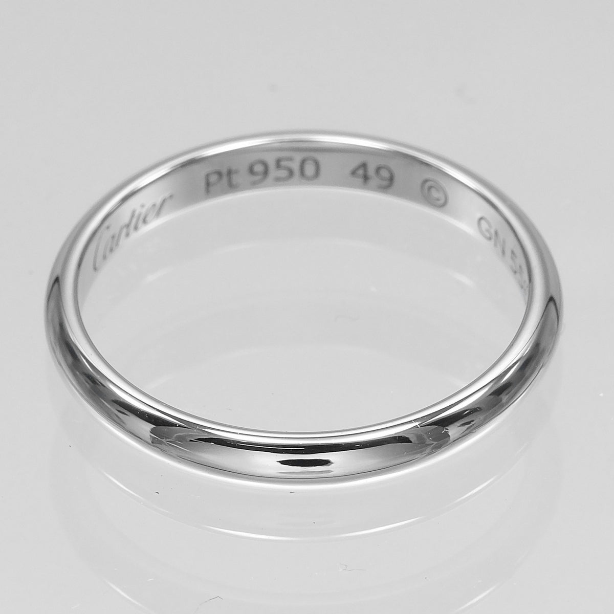 Cartier Platinum 950 Band Ring (Pre-Owned)