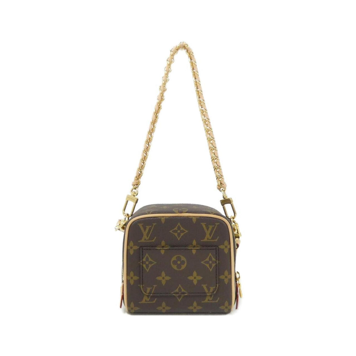 Louis Vuitton Marron Coated Canvas Shoulder Bag (Pre-Owned)