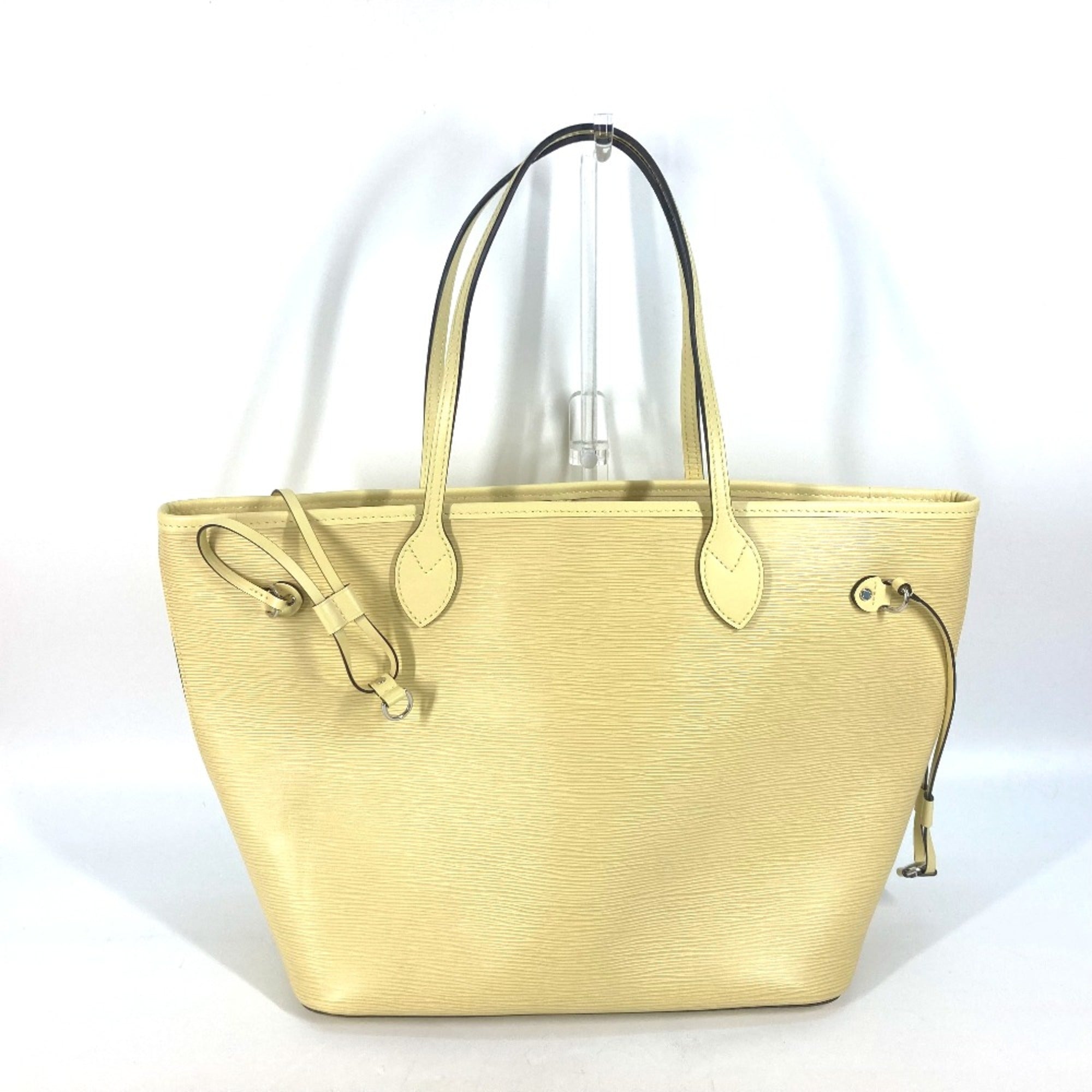 Louis Vuitton Yellow Leather Tote Bag (Pre-Owned)