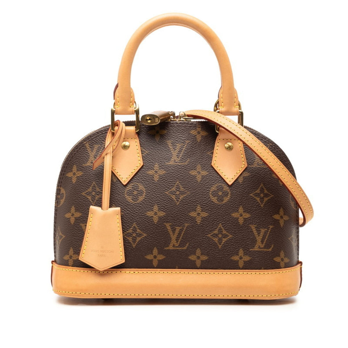 Louis Vuitton Monogram Brown Monogram Leather Handbag Shoulder Bag (Pre-Owned)