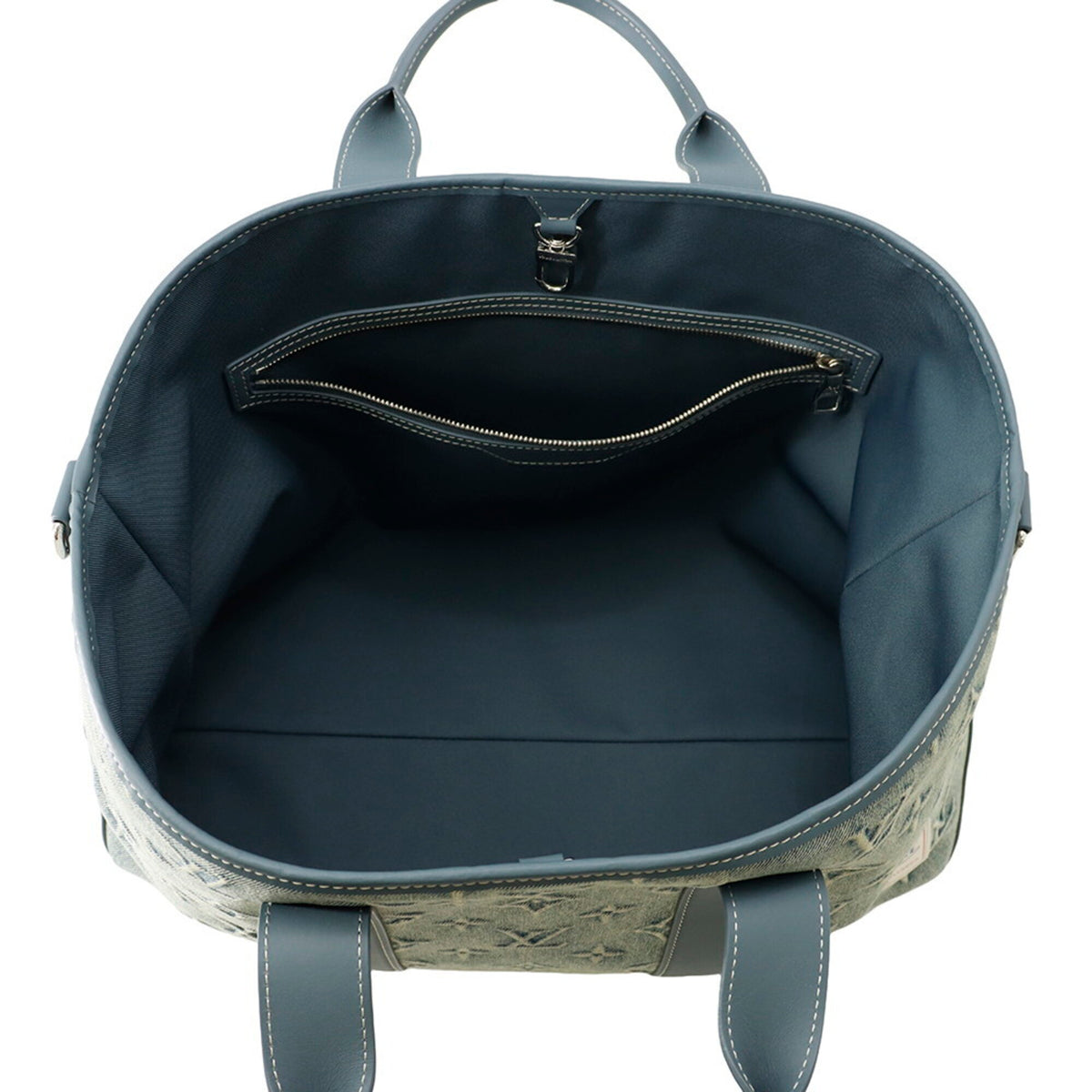 Louis Vuitton Blue Monogram Monogram Handbag Tote Bag (Pre-Owned)