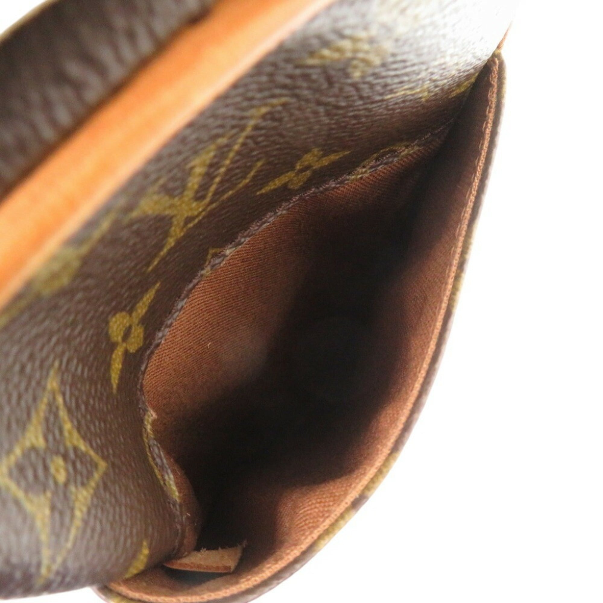 Louis Vuitton Brown Monogram Pochette Sling Bag (Pre-Owned)