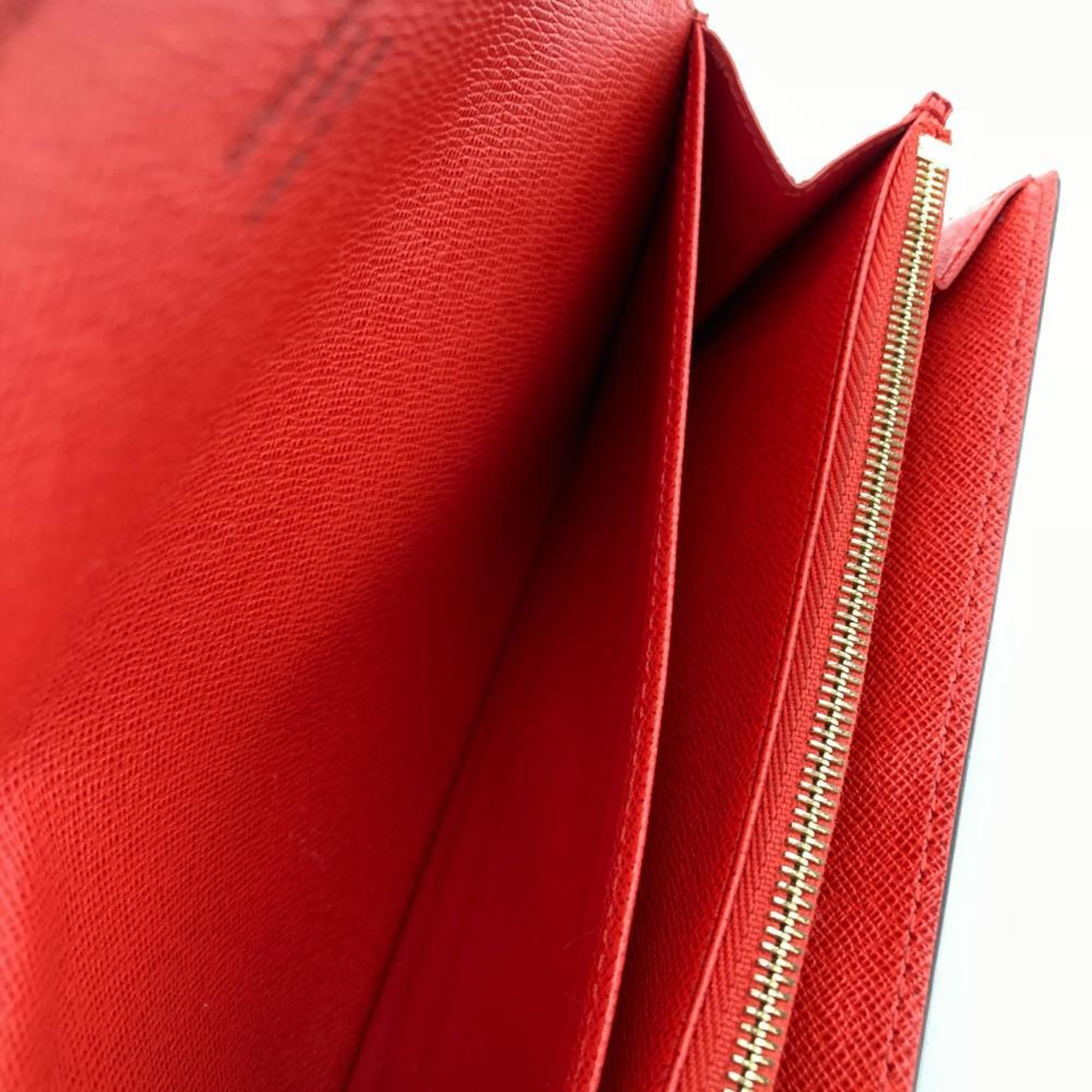 Louis Vuitton Brown Monogram Canvas Long Wallet (Tri-Fold) (Pre-Owned)