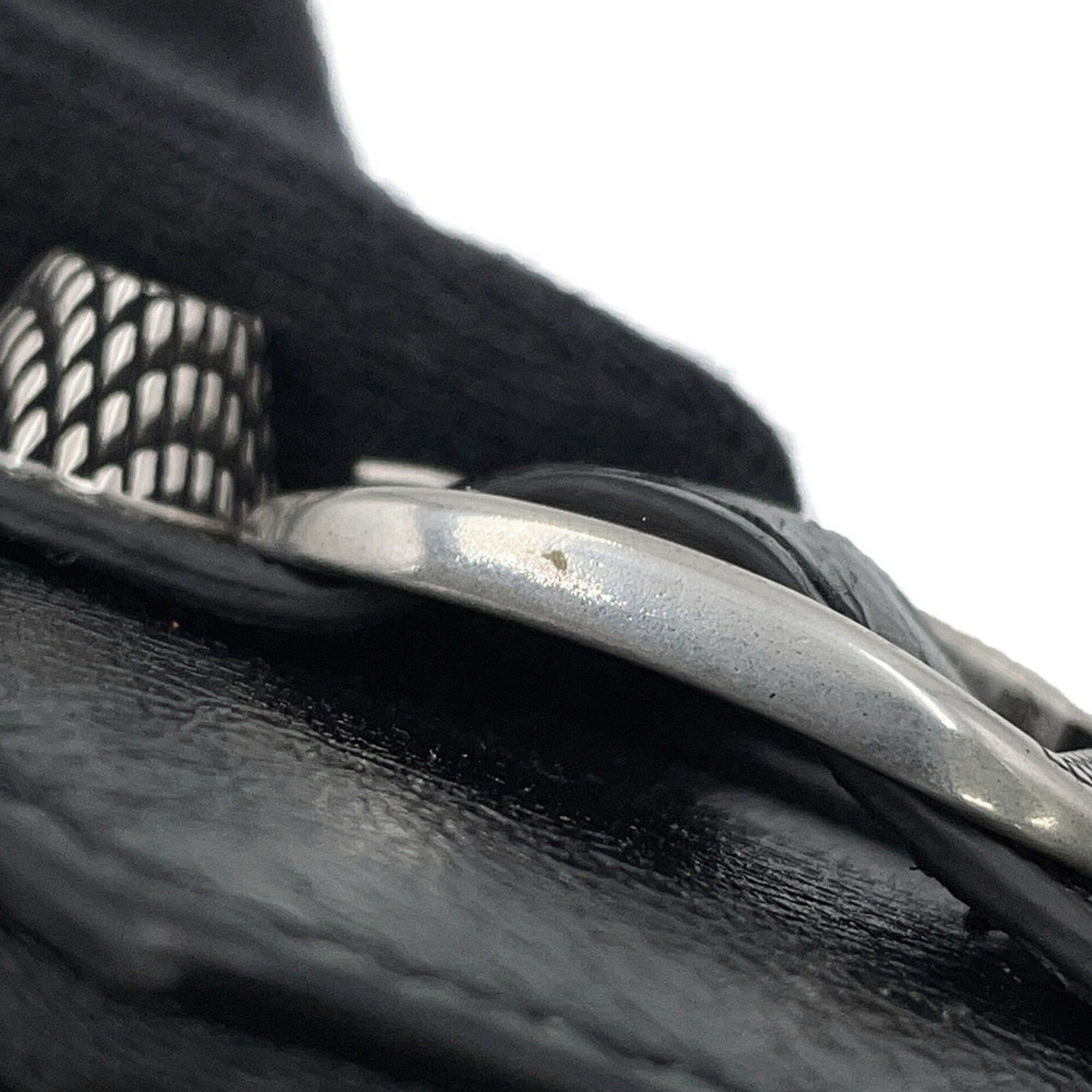 Balenciaga Black Leather Handbag Pouch (Pre-Owned)