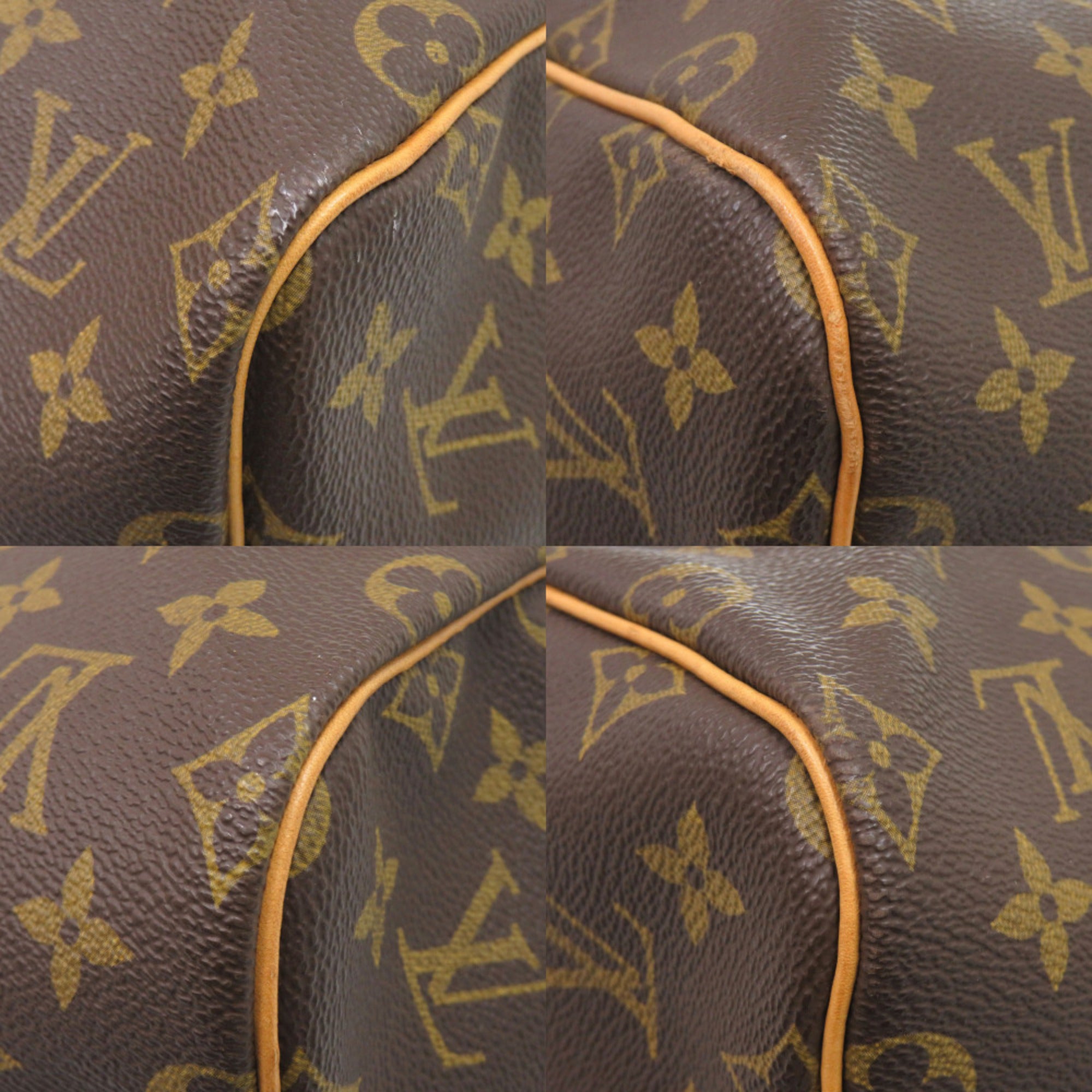 Louis Vuitton Monogram Brown Monogram Canvas Boston Bag (Pre-Owned)