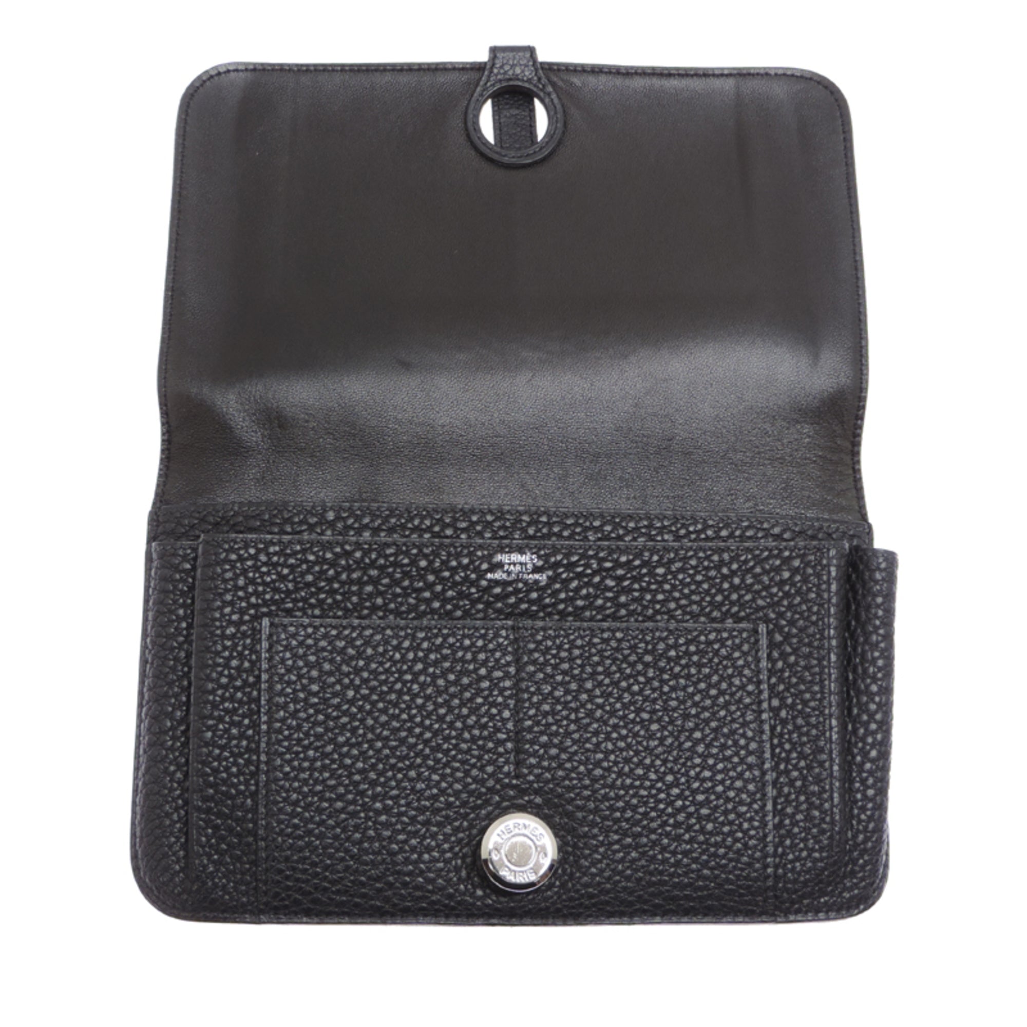 Hermes Black Long Wallet (Bi-Fold) (Pre-Owned)