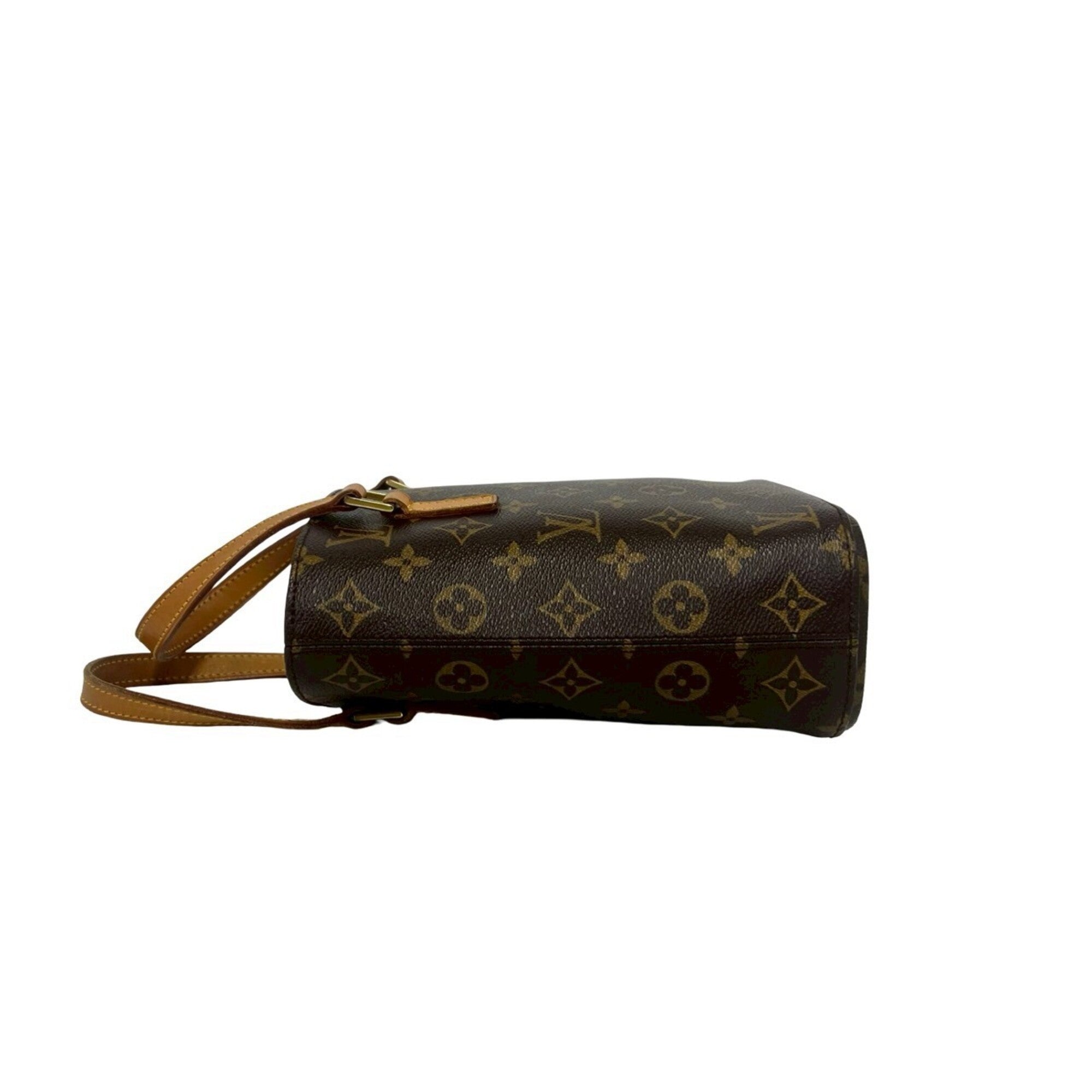 Louis Vuitton Brown Pvc Leather Handbag Tote Bag (Pre-Owned)