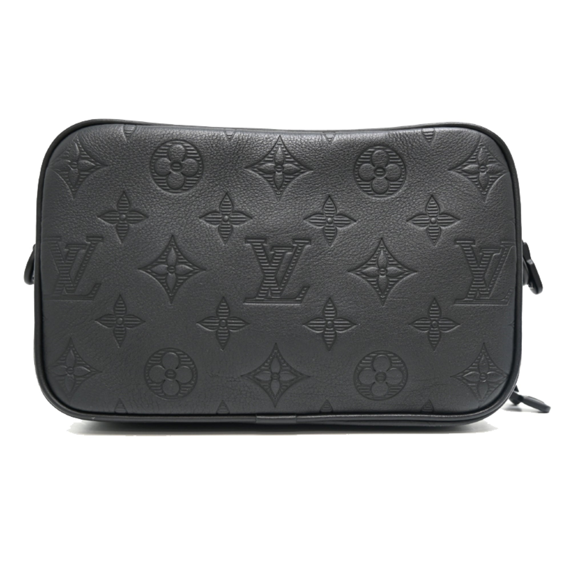 Louis Vuitton Black Monogram Shadow Shoulder Bag (Pre-Owned)