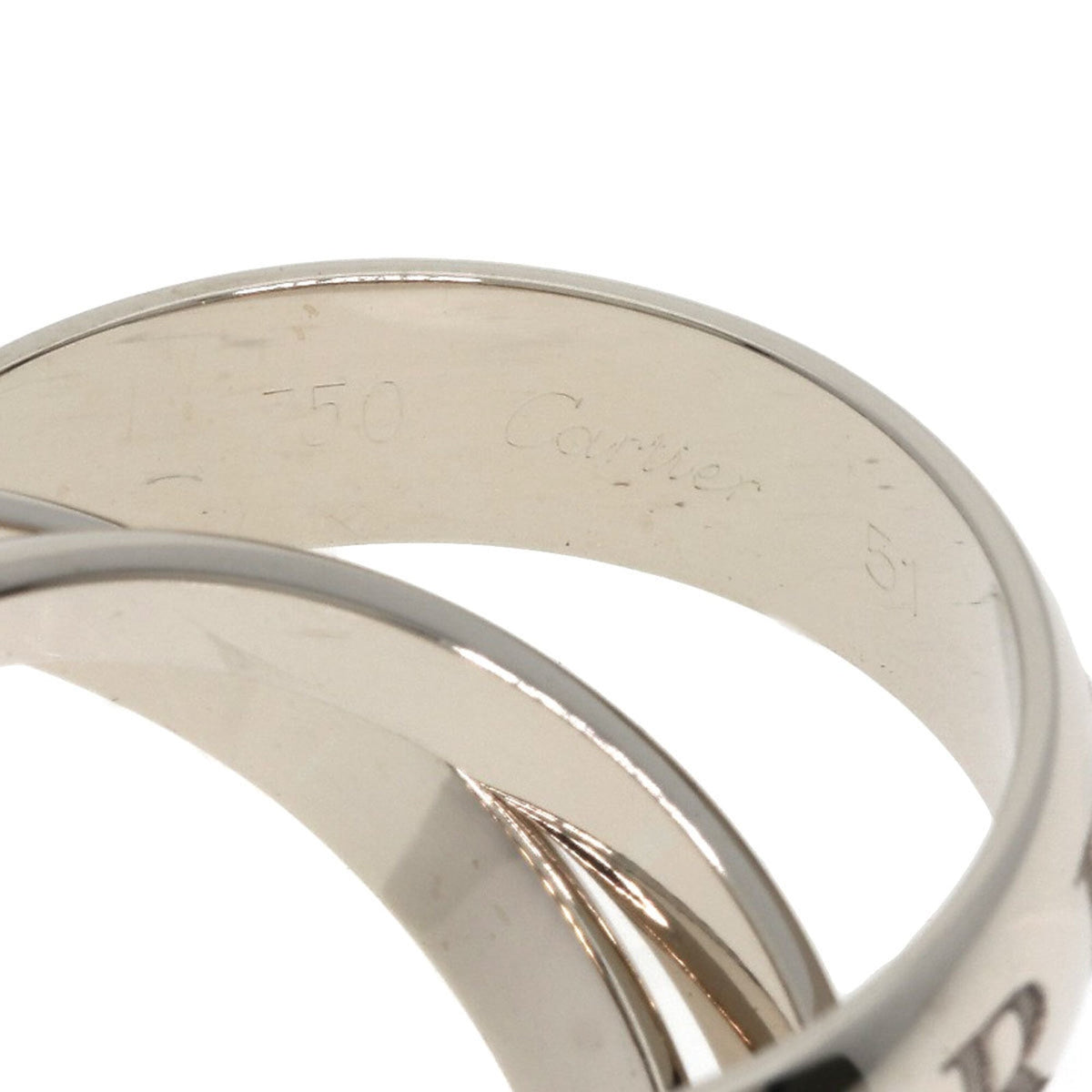 Cartier Trinity White Gold (18K) Band Ring (Pre-Owned)