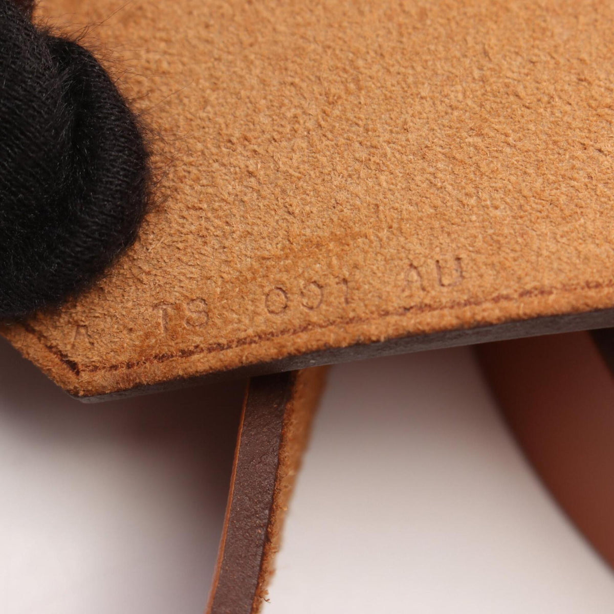 Hermes Brown Pink Canvas Toile H Vache Leather Handbag Pouch (Pre-Owned)