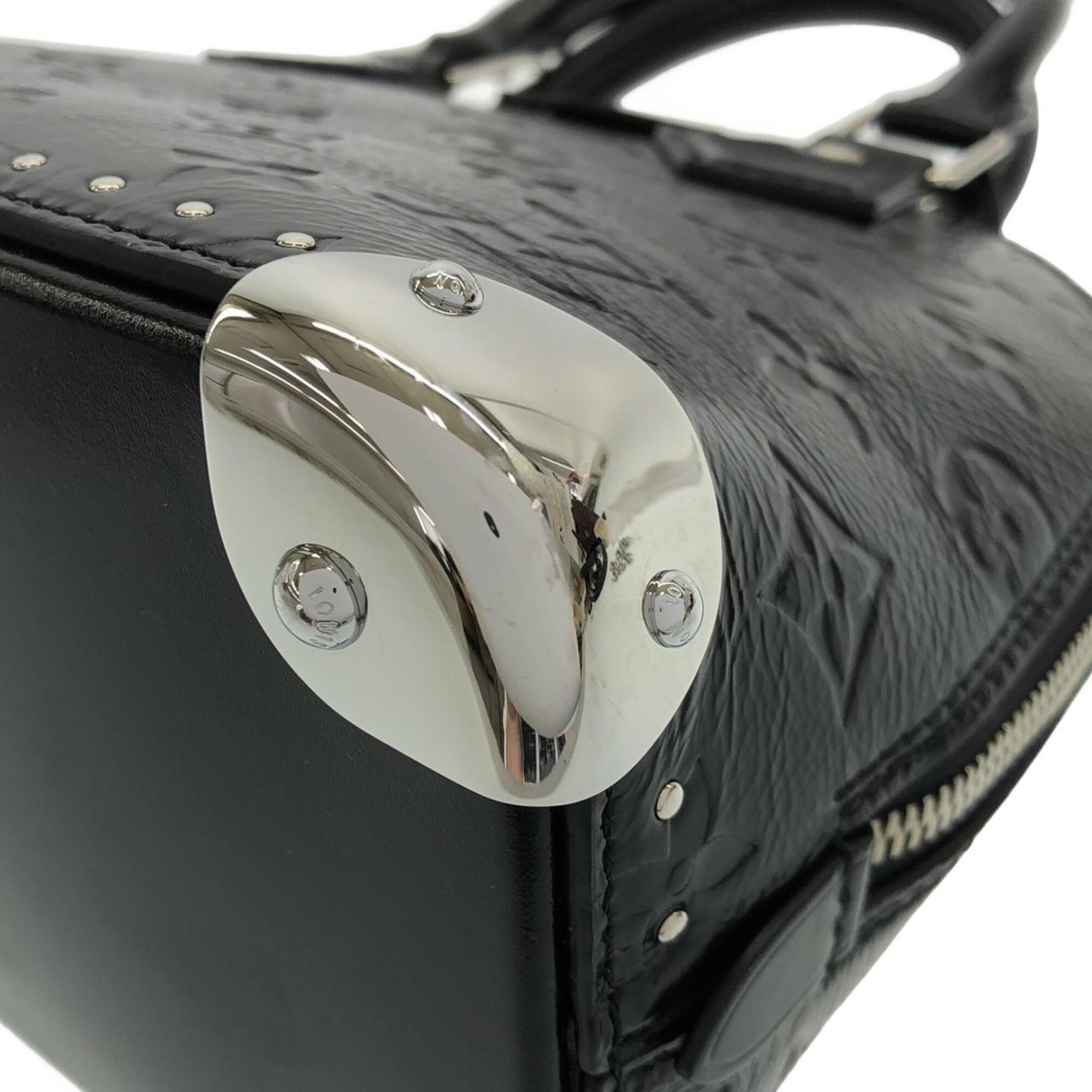 Louis Vuitton Black Leather Handbag (Pre-Owned)