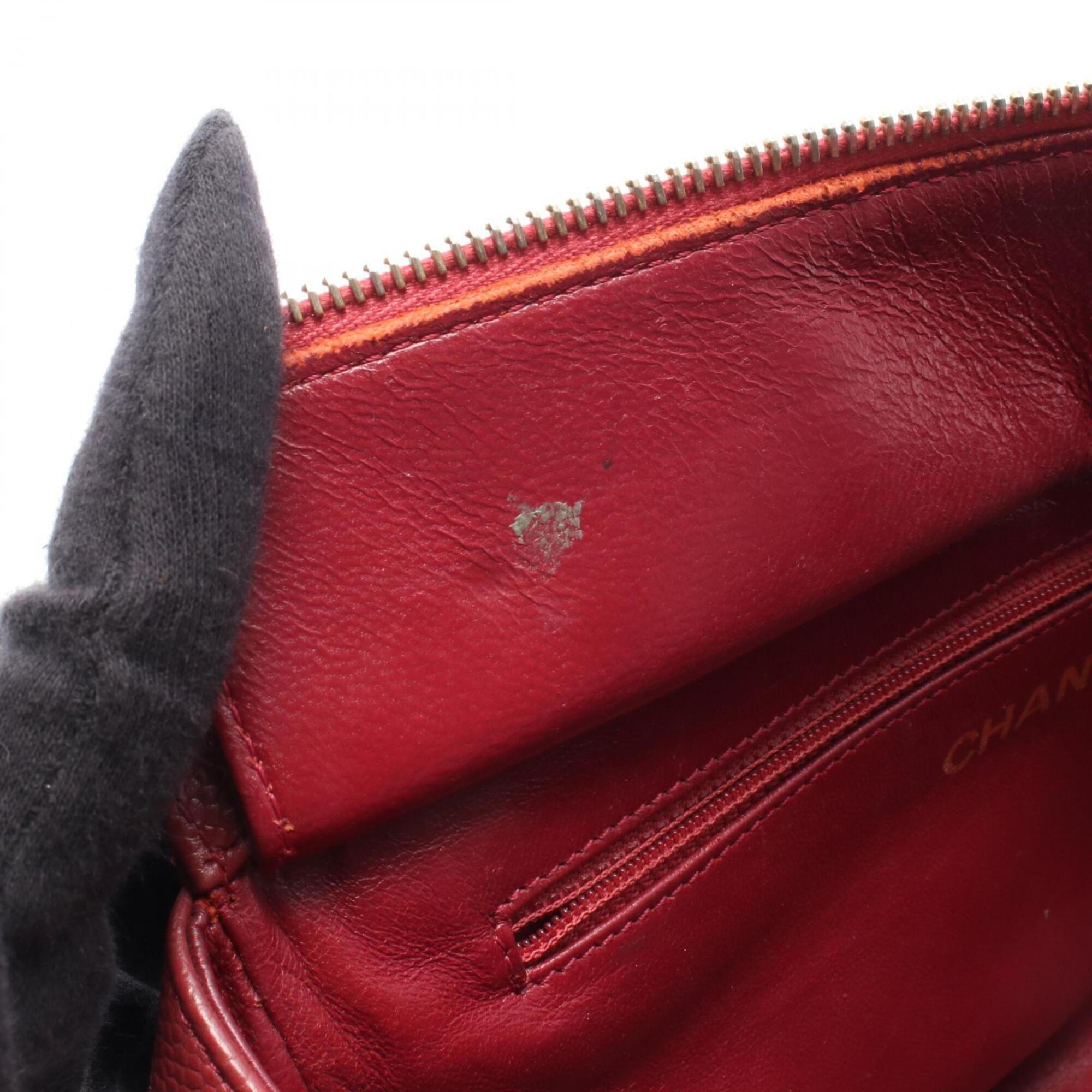 Chanel Pink Grained Calfskin Handbag (Pre-Owned)