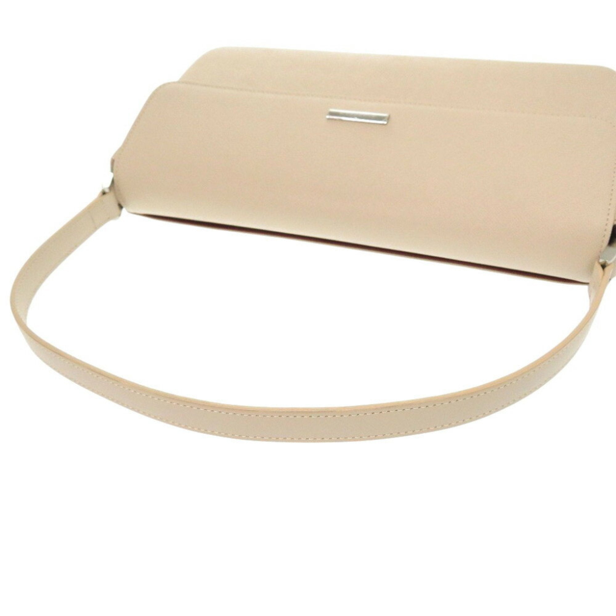 Burberry Beige Leather Handbag (Pre-Owned)