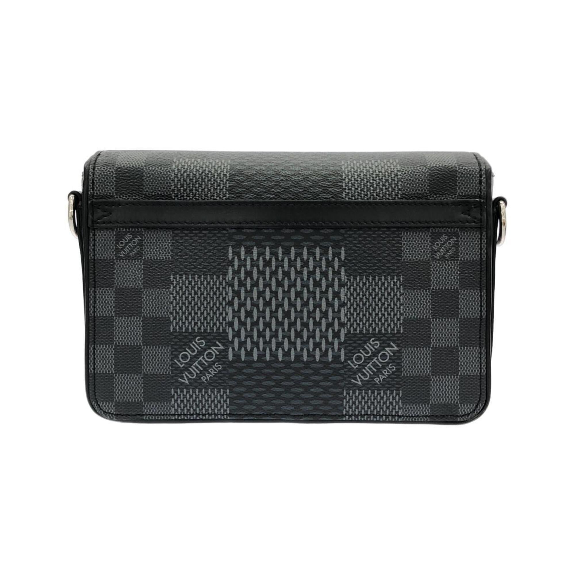 Louis Vuitton Graphite Coated Canvas Shoulder Bag (Pre-Owned)