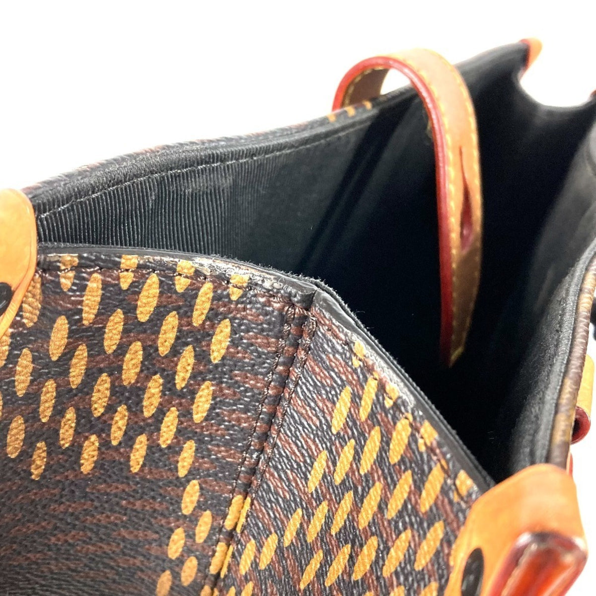 Louis Vuitton Brown Damier Canvas Shoulder Bag Tote Bag (Pre-Owned)