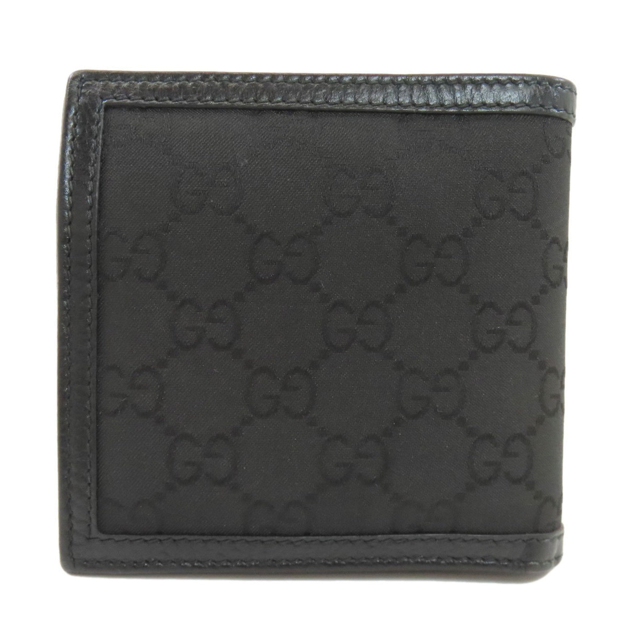 Gucci Black Nylon Wallet (Bi-Fold) (Pre-Owned)