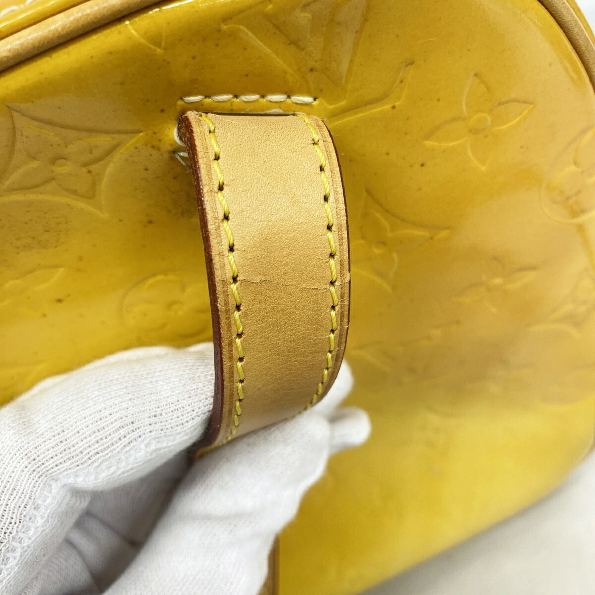 Louis Vuitton Lime Yellow Backpack (Pre-Owned)