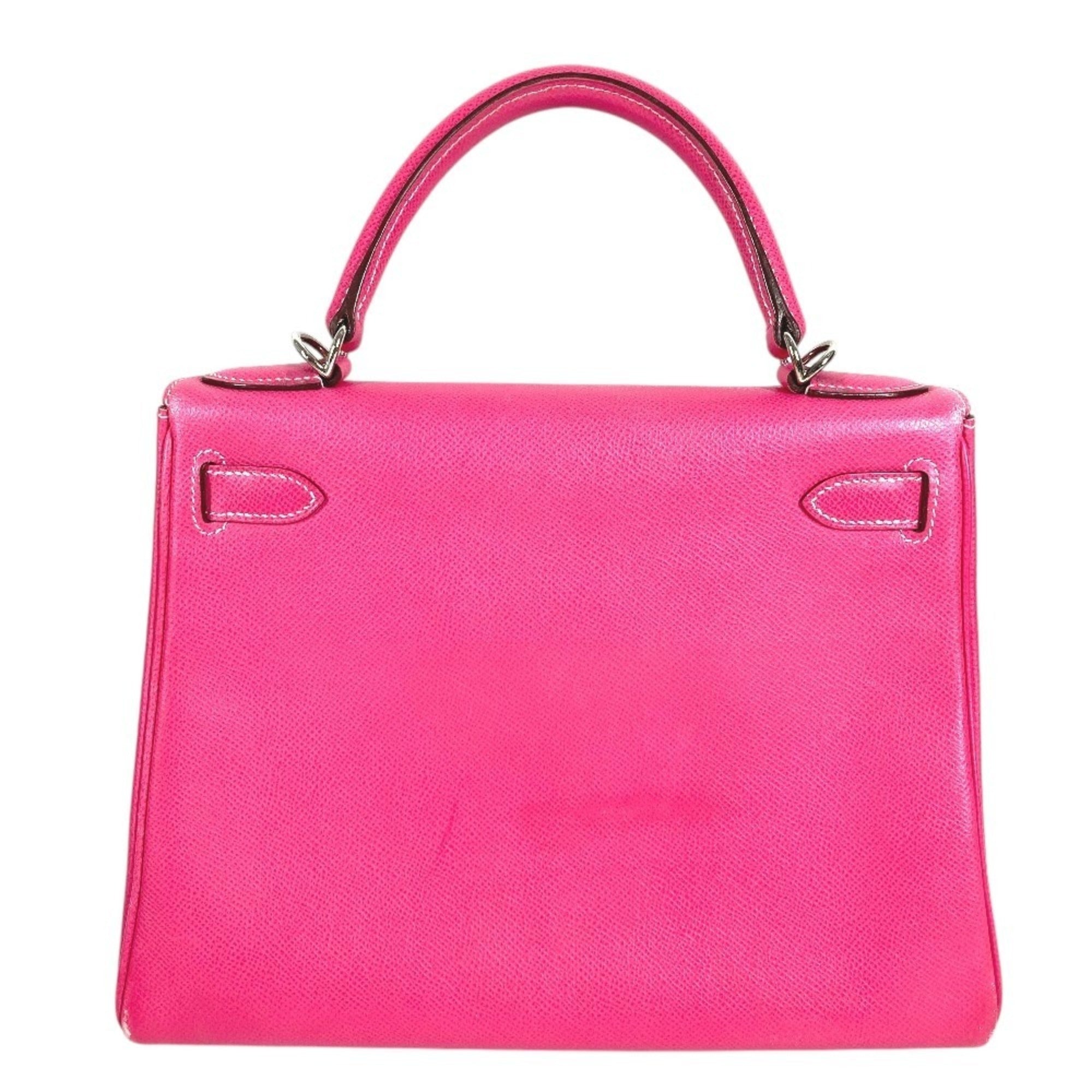 Hermes Pink Epsom Leather Handbag Shoulder Bag (Pre-Owned)