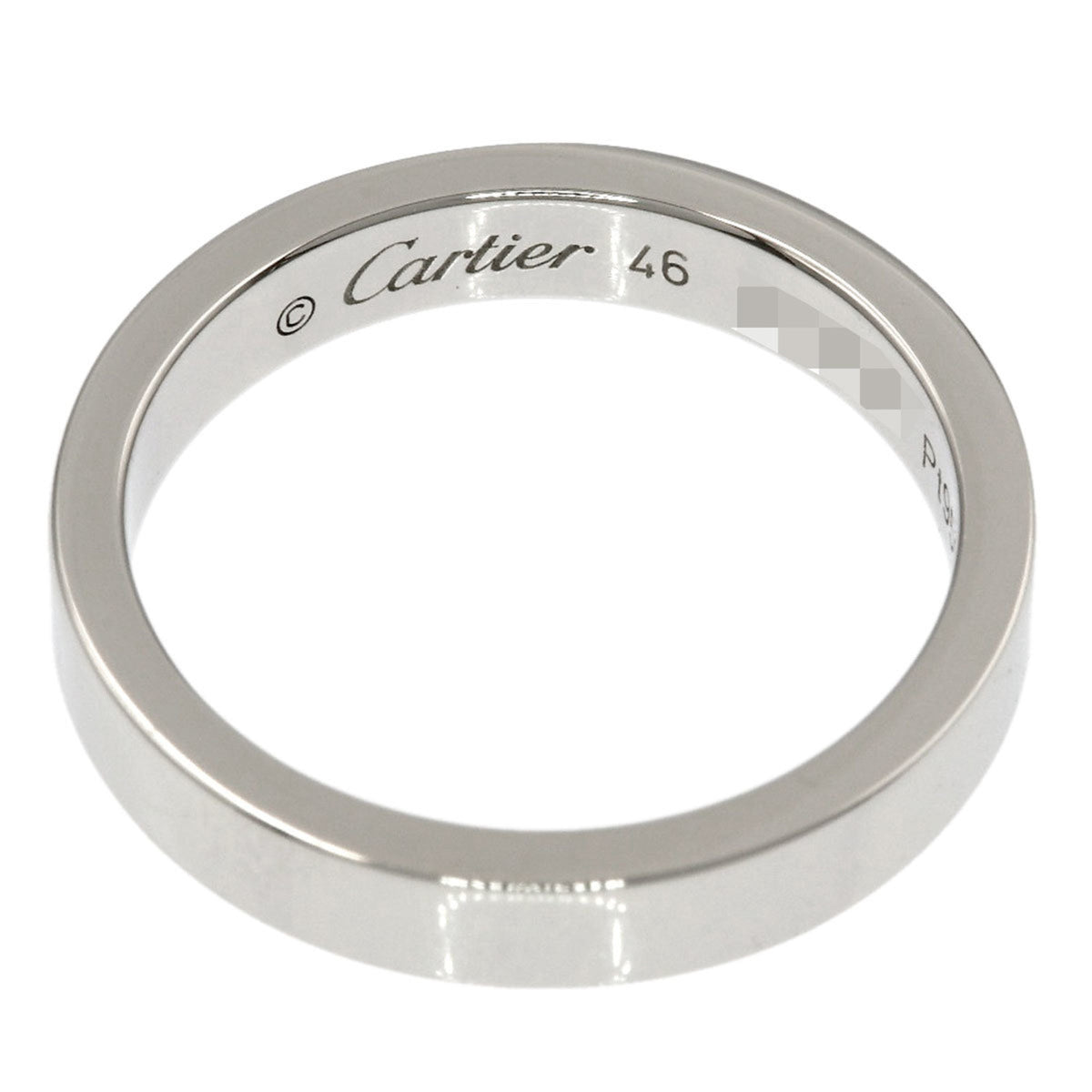 Cartier Platinum 950 Band Ring (Pre-Owned)