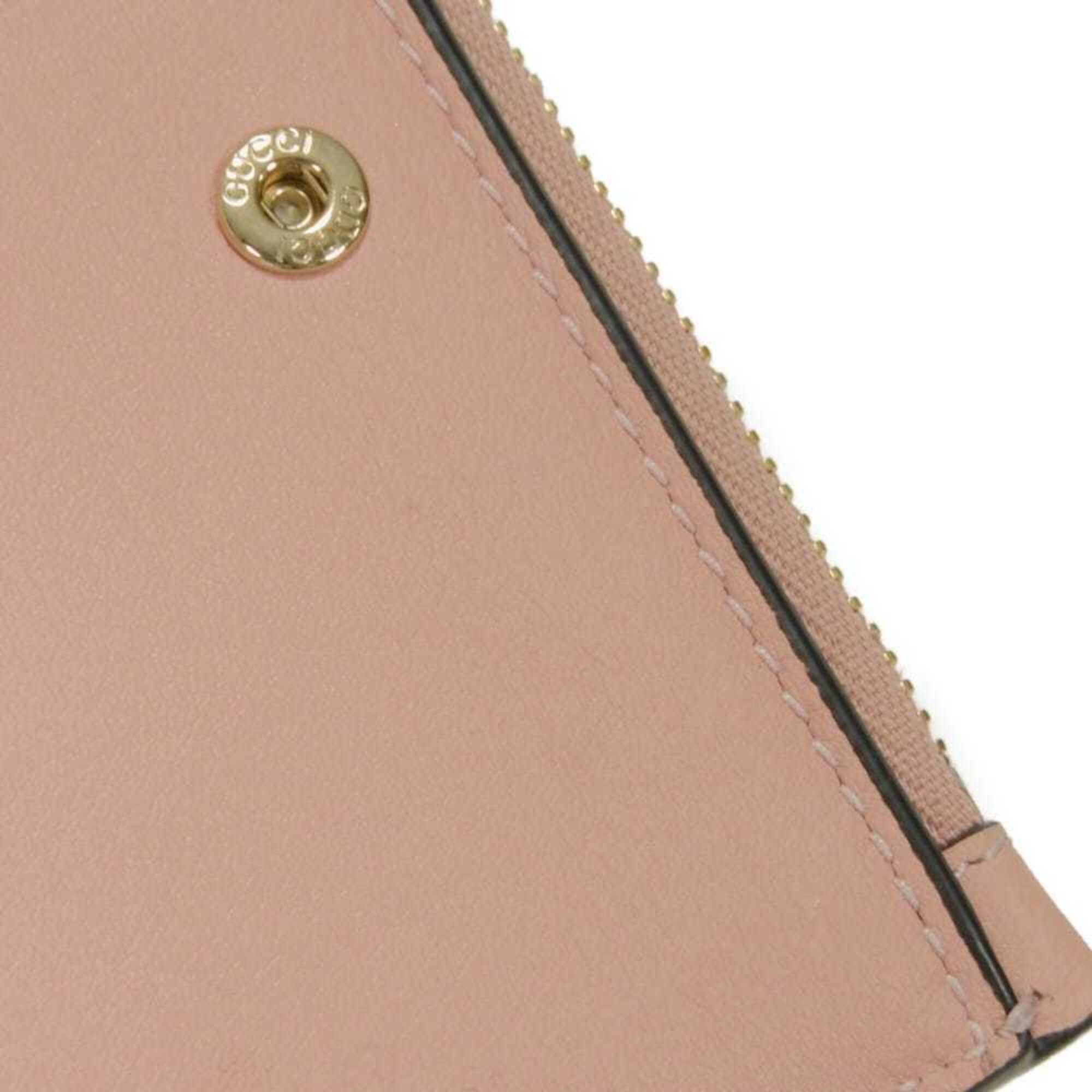 Gucci Dusty Pink Pink Leather Wallet (Bi-Fold) (Pre-Owned)