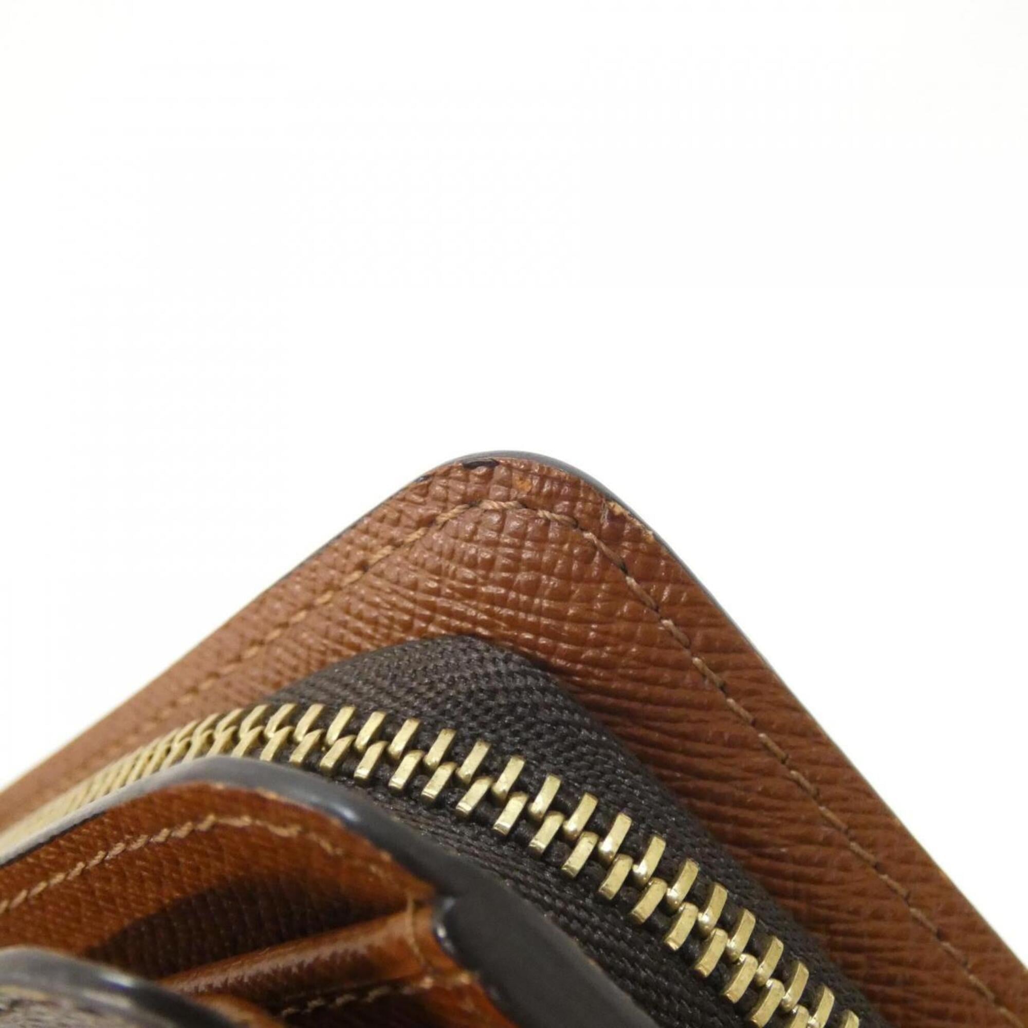 Louis Vuitton Marron Coated Canvas Wallet (Bi-Fold) (Pre-Owned)