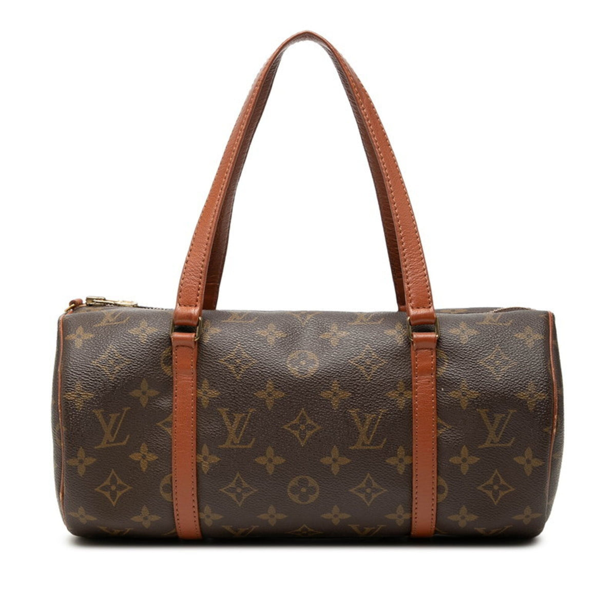 Louis Vuitton Brown Pvc Leather Handbag (Pre-Owned)