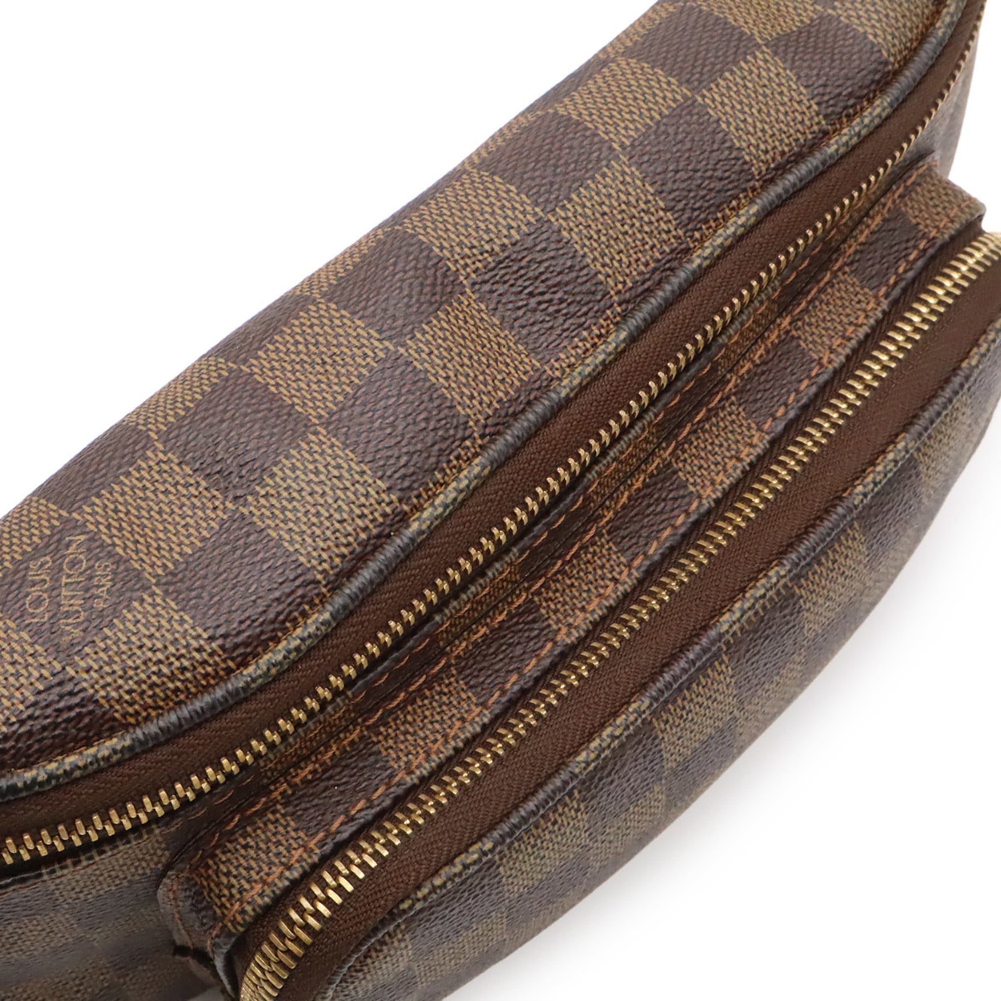 Louis Vuitton Brown Pvc Coated Canvas Fanny Pack Sling Bag (Pre-Owned)
